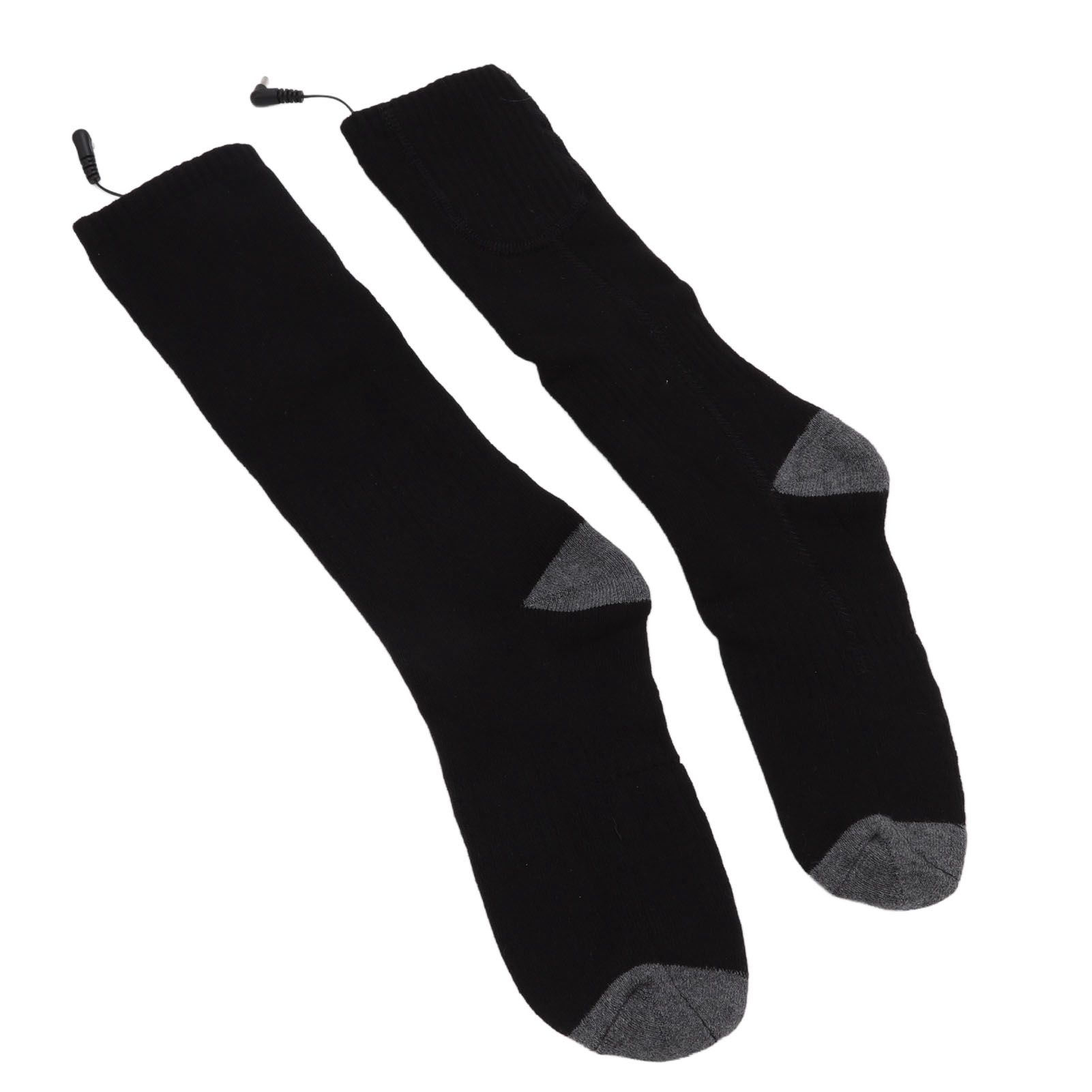 Smart Heating Socks Foot Thermal Electric Heated Stockings Winter Cold Resistant Electric Socks Black - Image 7