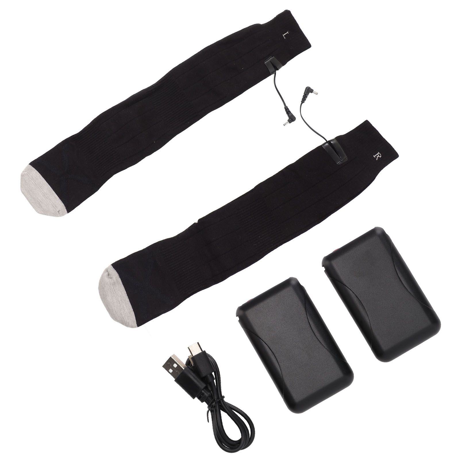 Electric Heated Socks Pure Cotton 3 Modes Adjustment USB Rechargeable Men Women Battery Socks for Winter - Image 2