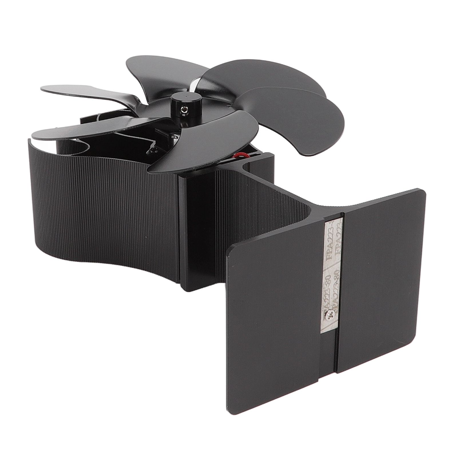 6 Blade Stove Fan Black Self Starting High Temperature Resistant Heat Powered Stove Fan for Home 152mm - Image 7