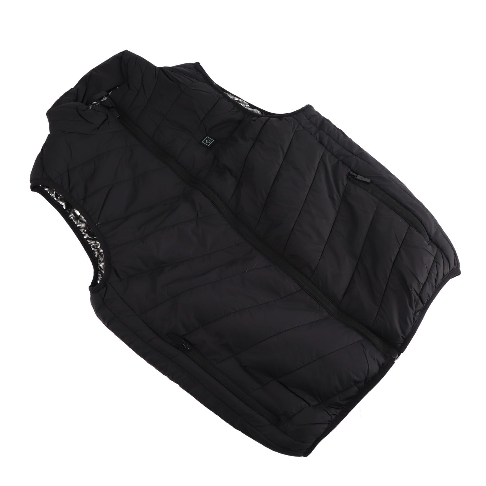 Heated Jacket Unisex 3 Gears Four Zones Heating Polyester Fiber Electric Thermal Vest for Outdoor Winter M - Image 3