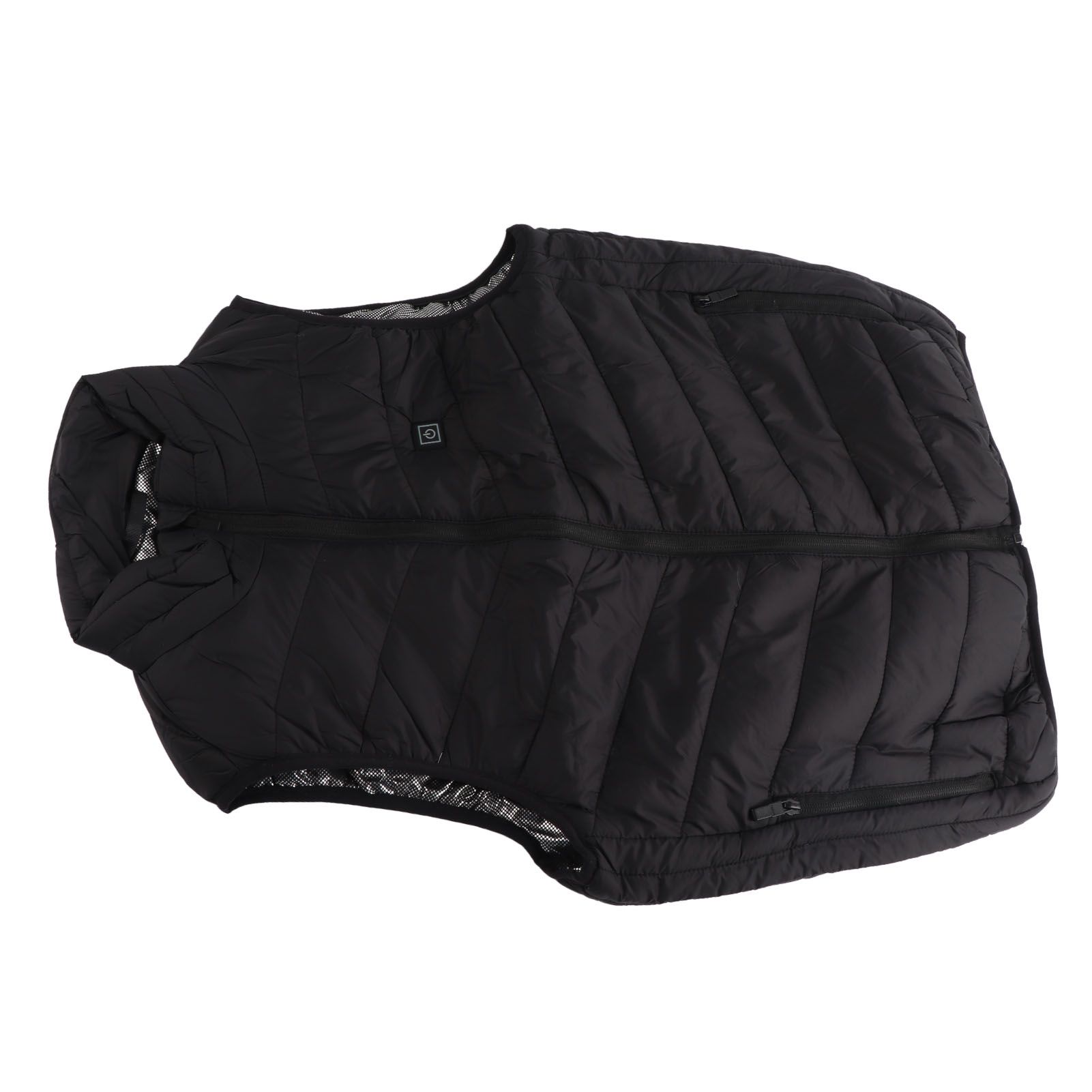 Heated Jacket Unisex 3 Gears Four Zones Heating Polyester Fiber Electric Thermal Vest for Outdoor Winter XL - Image 8