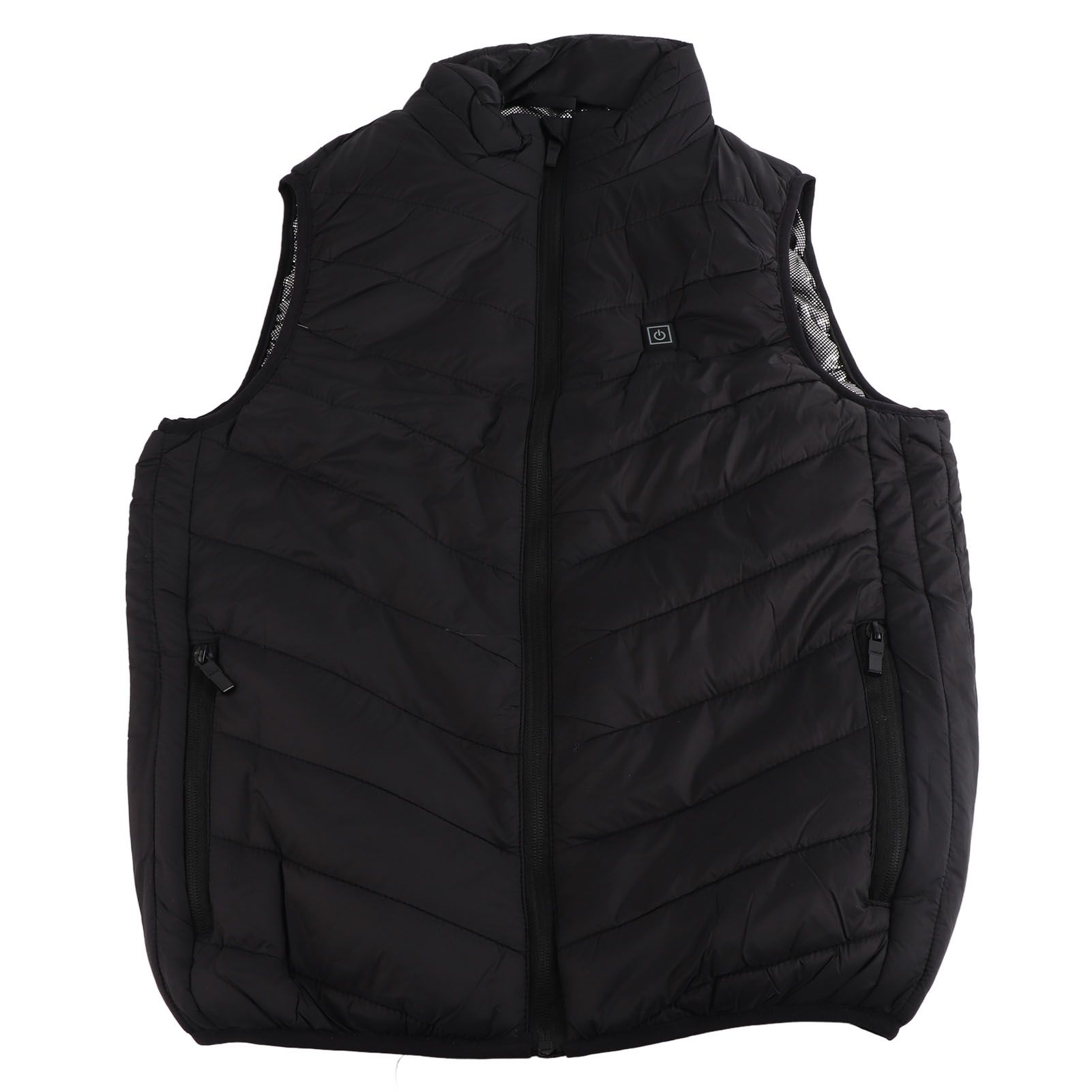 Heated Jacket Unisex 3 Gears Four Zones Heating Polyester Fiber Electric Thermal Vest for Outdoor Winter XXL - Image 1