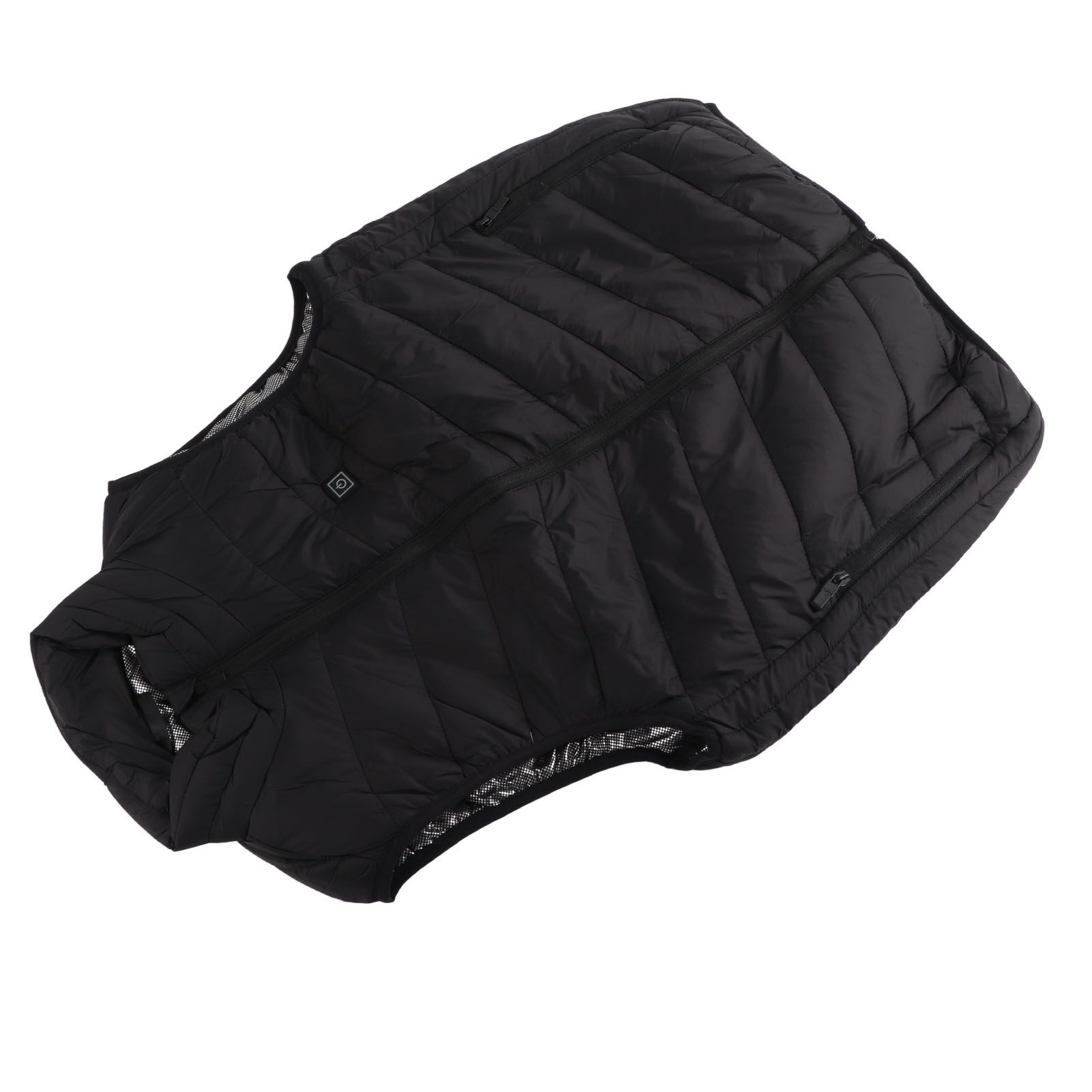 Heated Jacket Unisex 3 Gears Four Zones Heating Polyester Fiber Electric Thermal Vest for Outdoor Winter XXL - Image 7