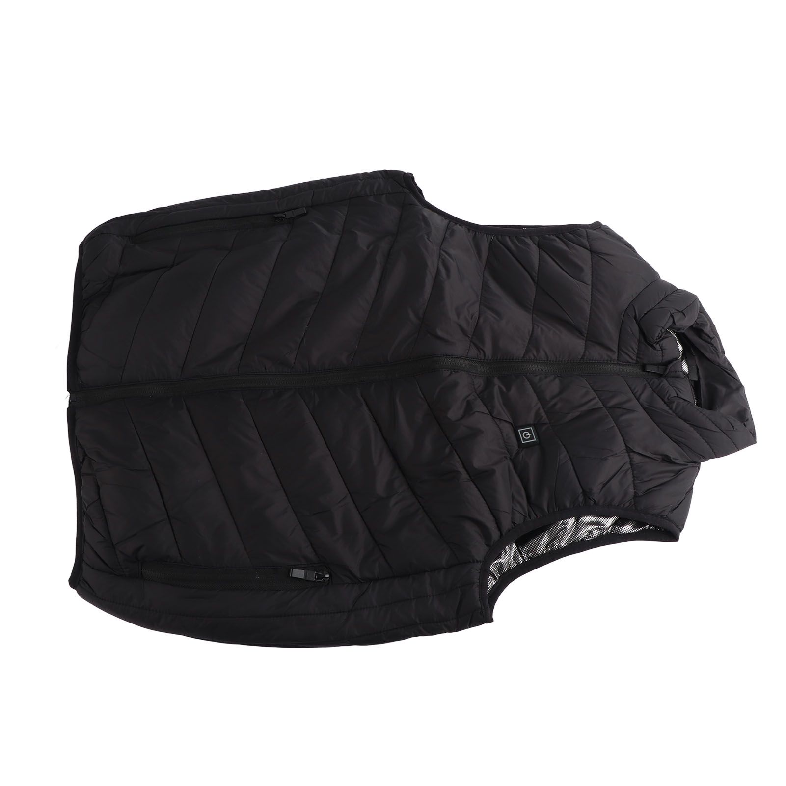 Heated Jacket Unisex 3 Gears Four Zones Heating Polyester Fiber Electric Thermal Vest for Outdoor Winter XXXL - Image 2