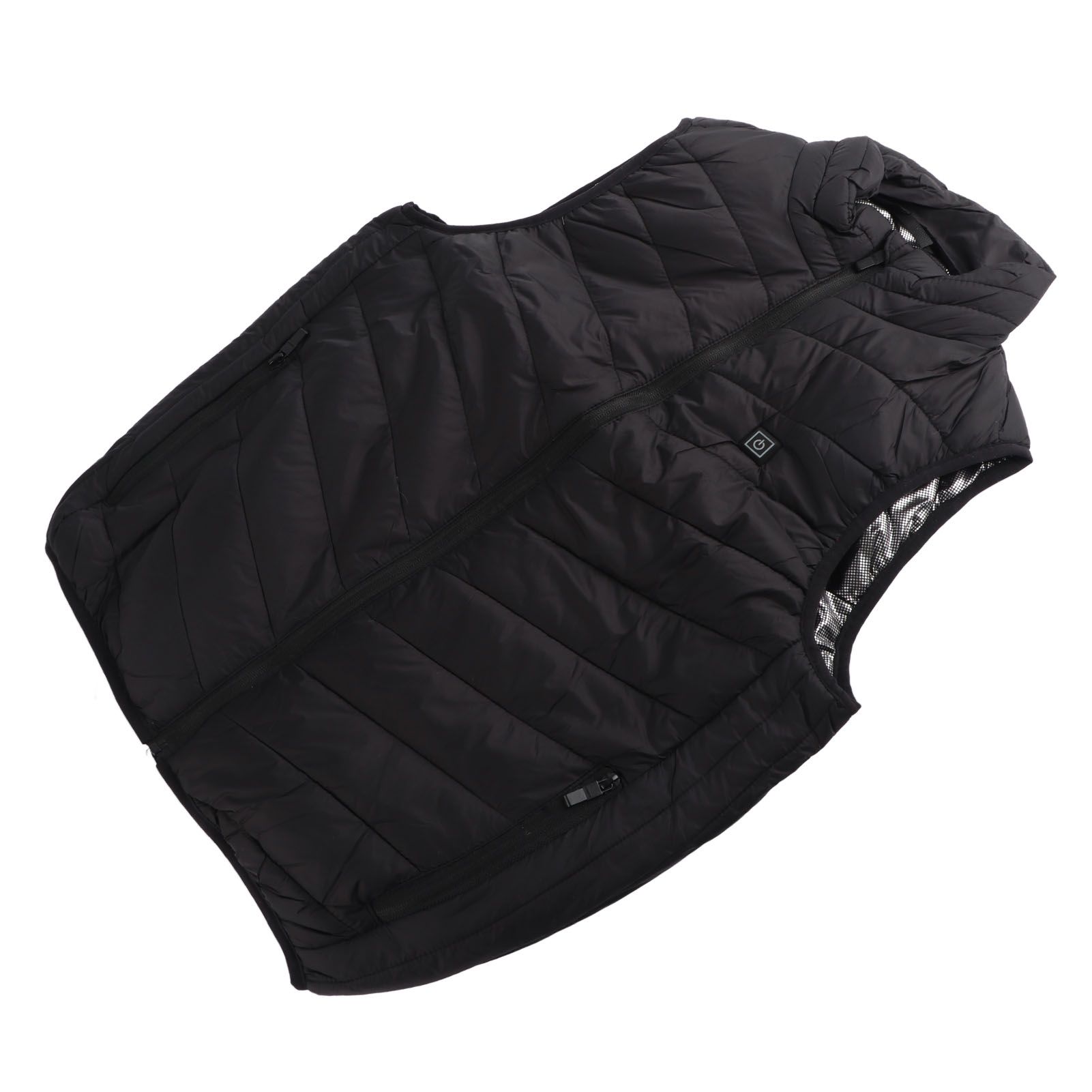 Heated Jacket Unisex 3 Gears Four Zones Heating Polyester Fiber Electric Thermal Vest for Outdoor Winter XXXL - Image 4