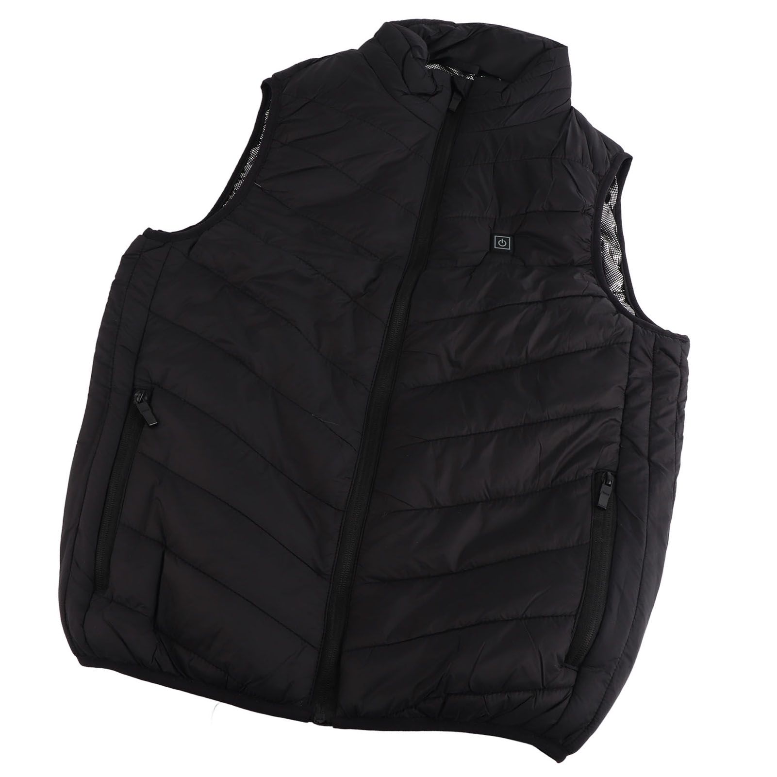 Heated Jacket Unisex 3 Gears Four Zones Heating Polyester Fiber Electric Thermal Vest for Outdoor Winter XXXL - Image 5