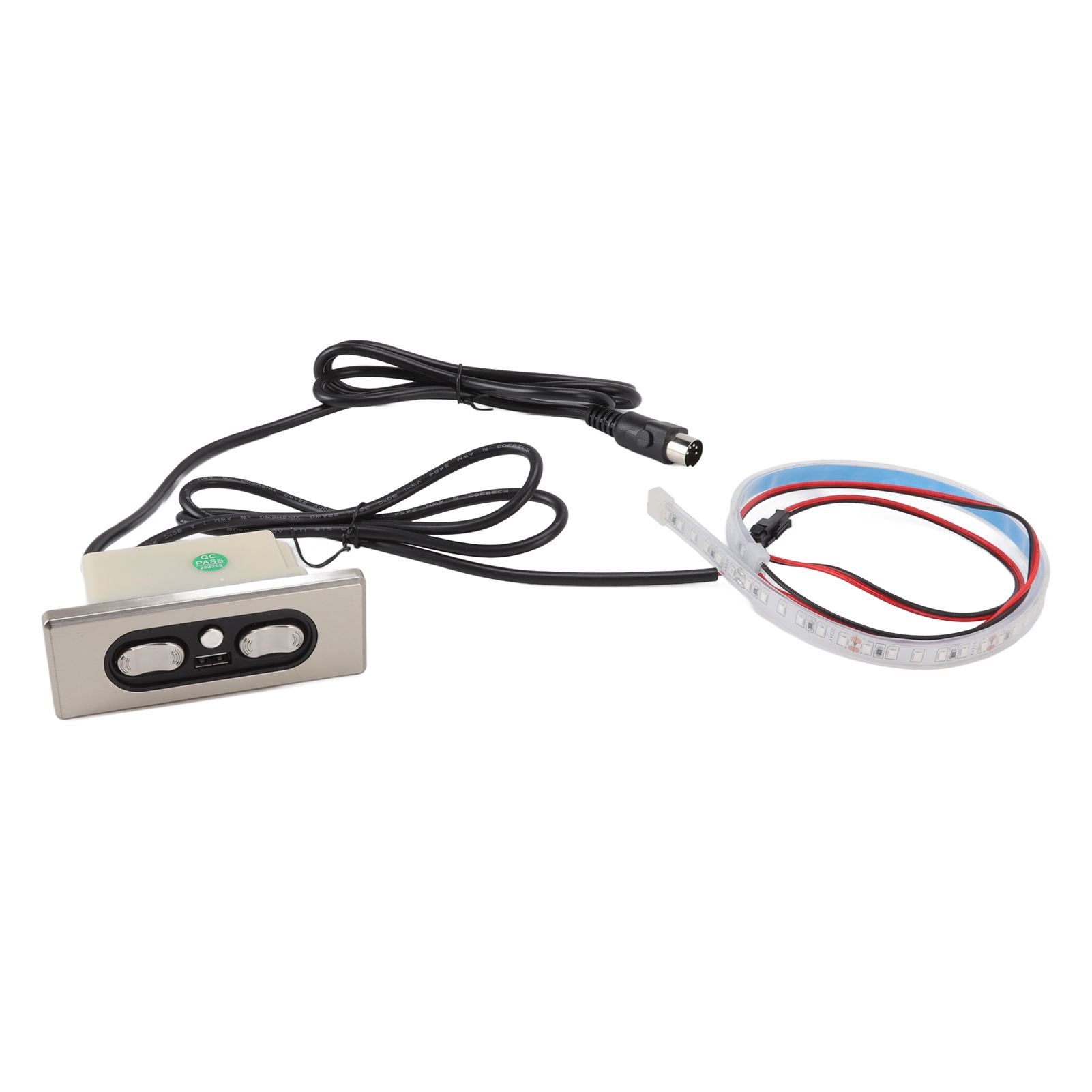 Electric Sofa Controller 5A 3 Buttons 5 Pin Straight Head USB Charging Port Lift Chairs Switch with LED Strip - Image 3