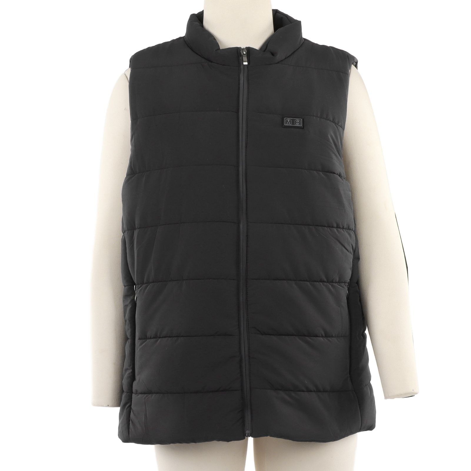 USB Heating Down Vest Dual Control Smart Electric Vest Men Women Winter Thermal Heated Vest M - Image 8