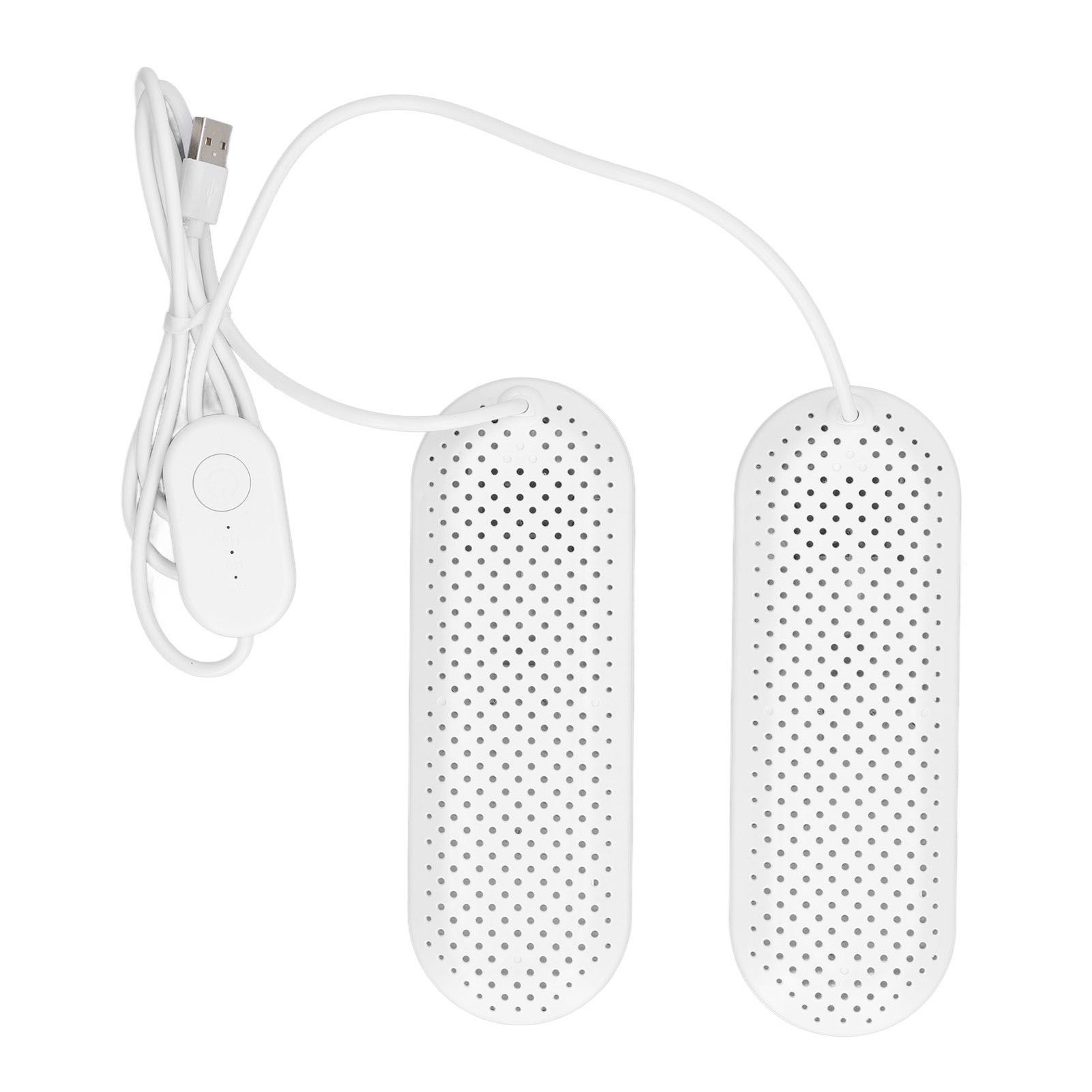 Household USB Shoe Dryer Student Dormitory Adult Deodorizing Boot Shoes Dryer with Timer White - Image 8