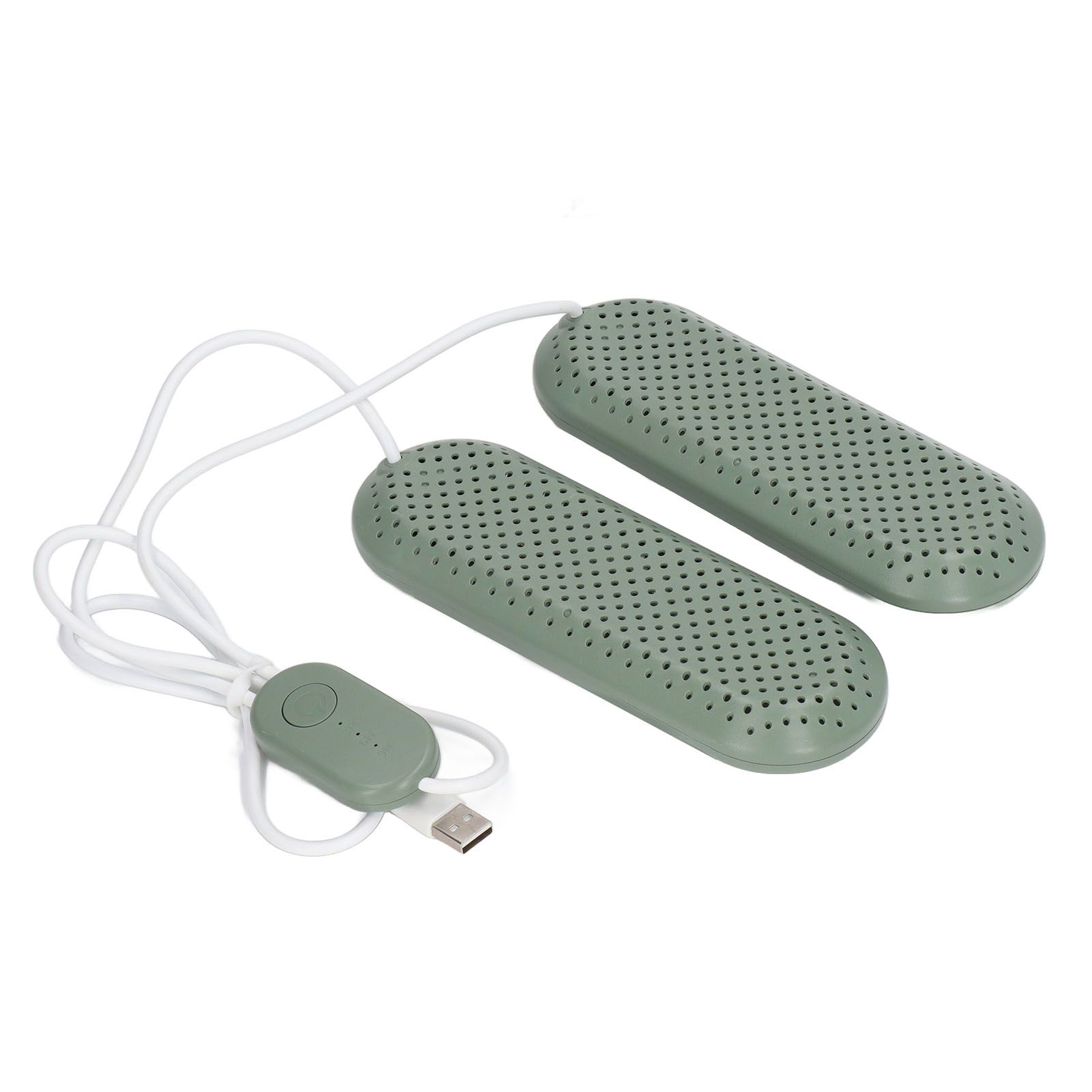 Household USB Shoe Dryer Student Dormitory Adult Deodorizing Boot Shoes Dryer with Timer OD Green - Image 2