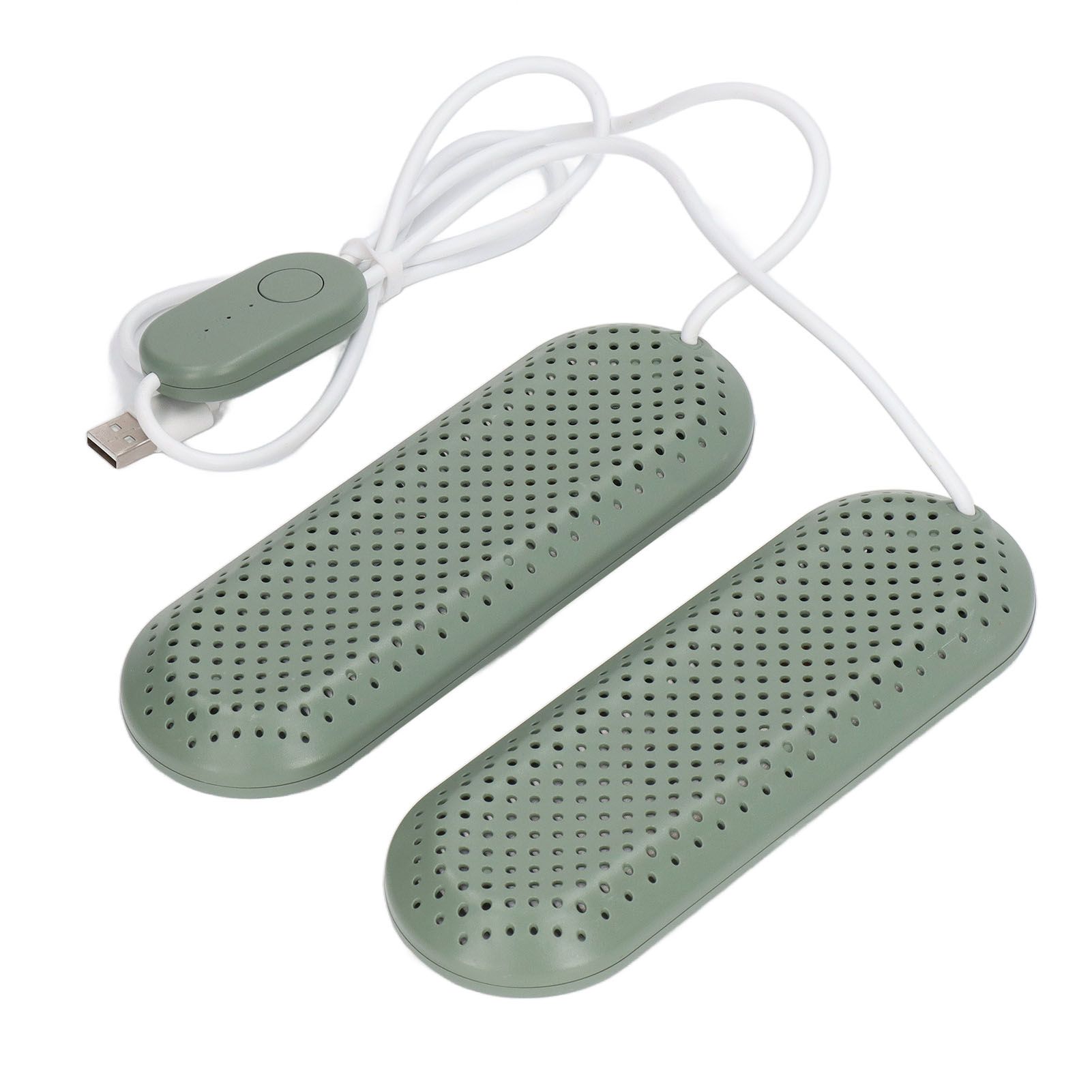 Household USB Shoe Dryer Student Dormitory Adult Deodorizing Boot Shoes Dryer with Timer OD Green - Image 3