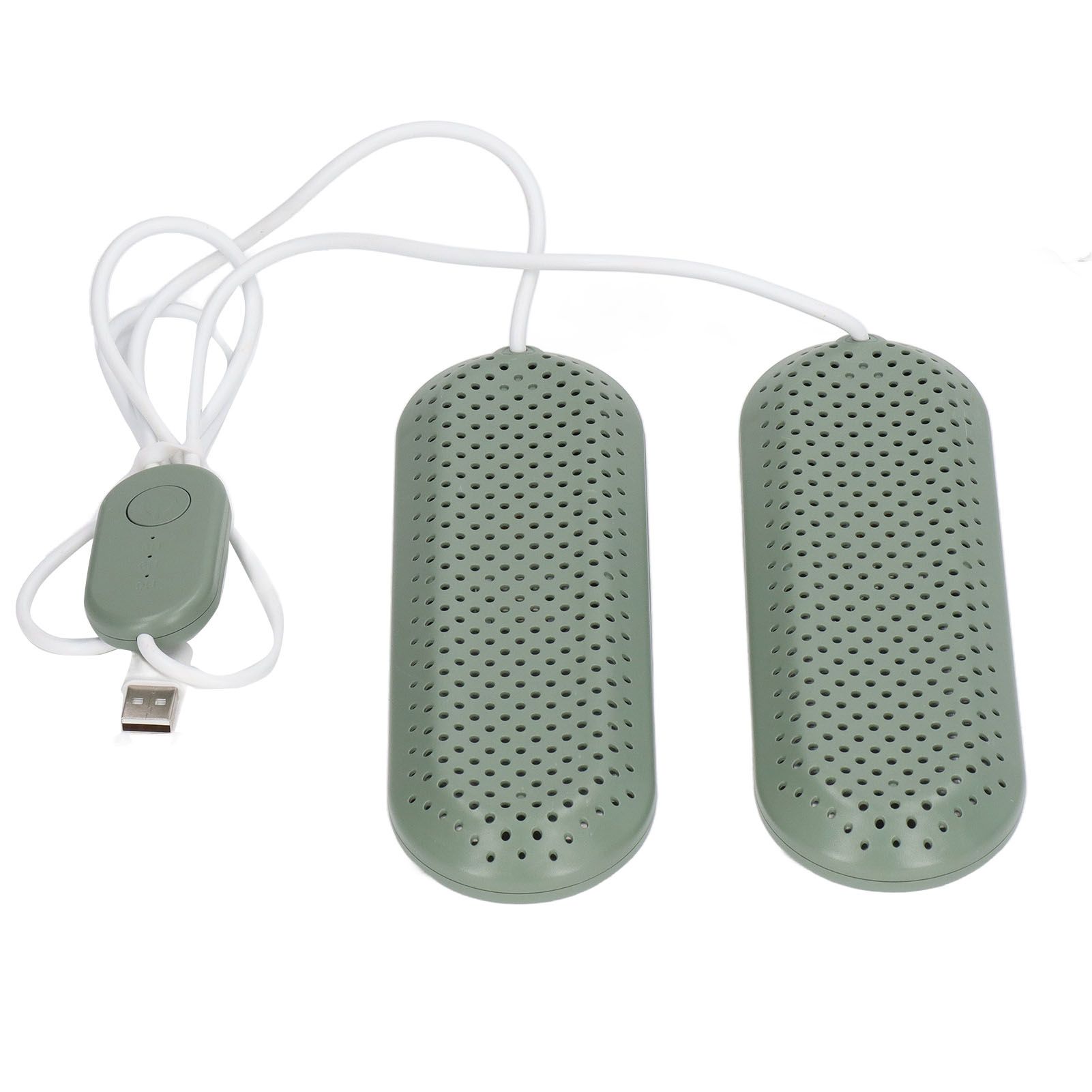Household USB Shoe Dryer Student Dormitory Adult Deodorizing Boot Shoes Dryer with Timer OD Green - Image 4