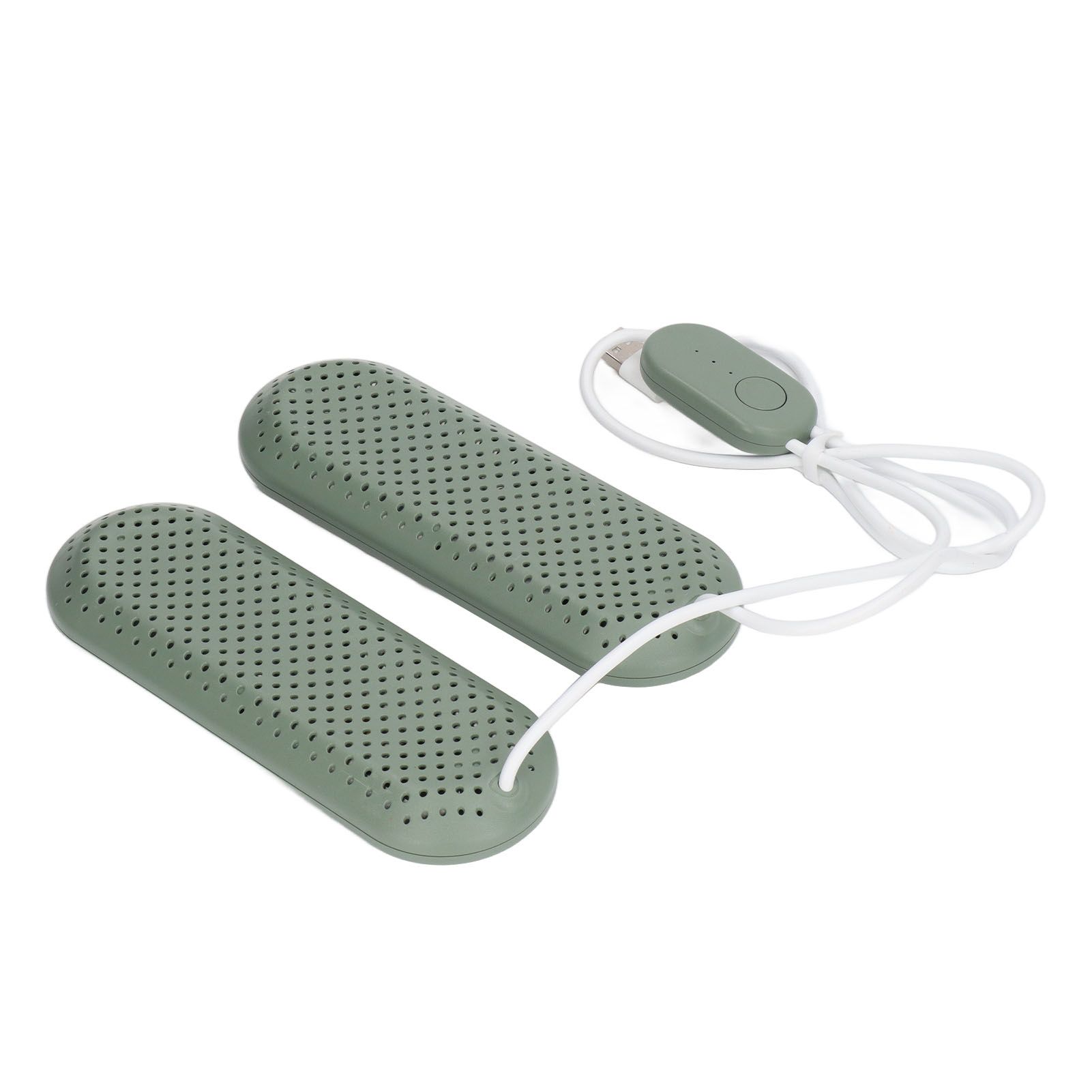 Household USB Shoe Dryer Student Dormitory Adult Deodorizing Boot Shoes Dryer with Timer OD Green - Image 6