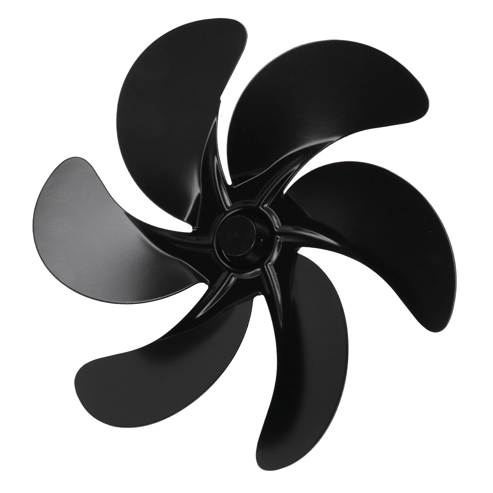 6 Blades Fireplace Fan Blade Replacement Universal Aluminum Alloy Fan Blade Stove Fan Accessories - Image 2