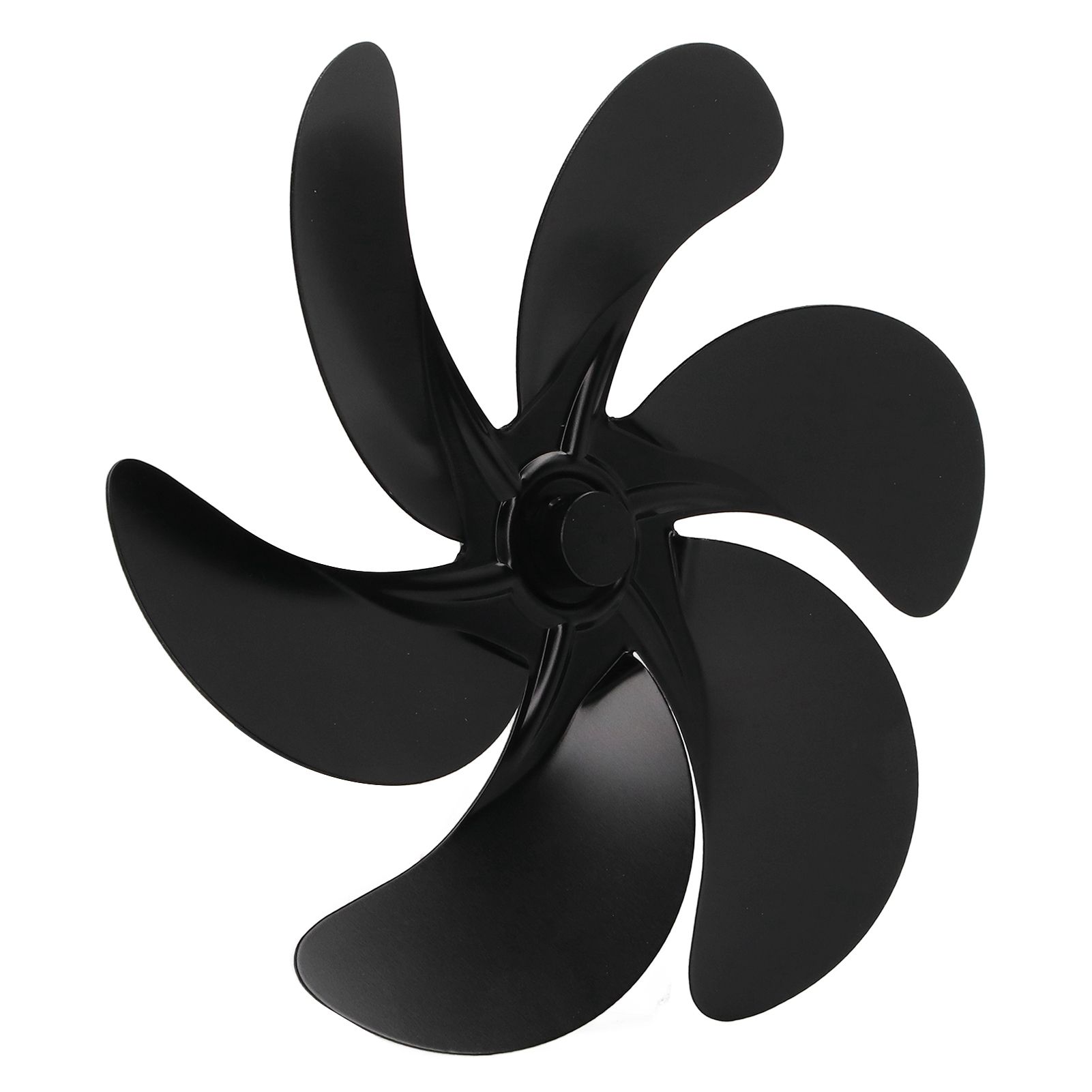 6 Blades Fireplace Fan Blade Replacement Universal Aluminum Alloy Fan Blade Stove Fan Accessories - Image 5