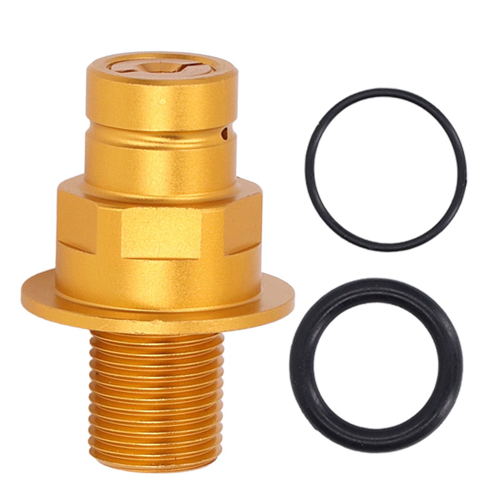 CO2 Adapater Copper Soda Machine Connector Adapter for Terra for Art Quick Connect Machines Gold M18x1.5 - Image 1