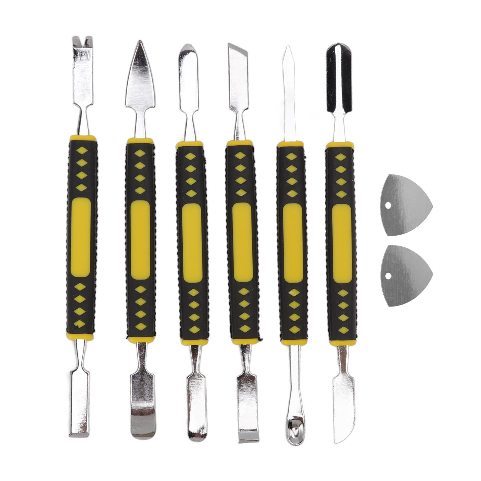 6Pcs Spudger Opening Pry Tool ABS Handle Alloy Steel Bar for Electronic Maintenance - Image 1