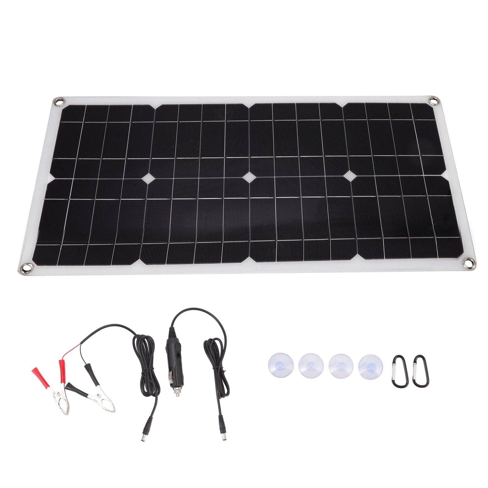 35W Solar Panel Portable USB Solar Panel Charger with Lightweight Thin Design for Vehicles Boats - Image 1