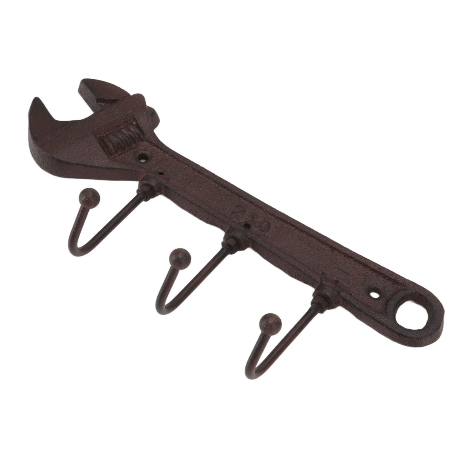 Industrial Style Hook Innovative Wall Decorative Cast Iron Hooks Clothes Hanger Pendant for Bar Entryway Wrench Shape 24x10.5x4.5cm - Image 3