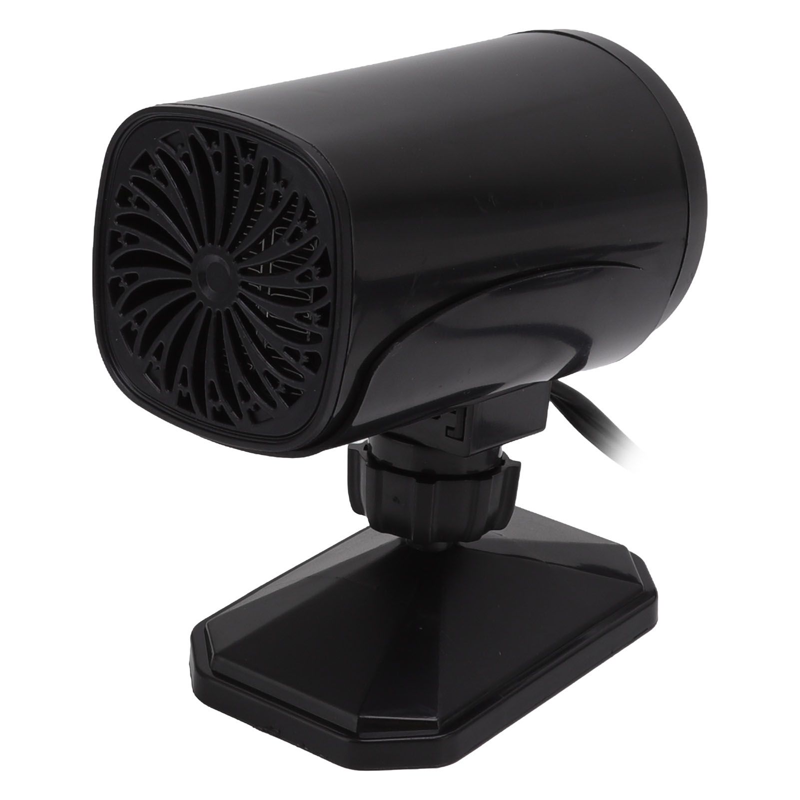 Car Heater Fan 2 in 1 Cooling Heating Car Fan Portable Windshield Defroster Defogger Black 12V - Image 2