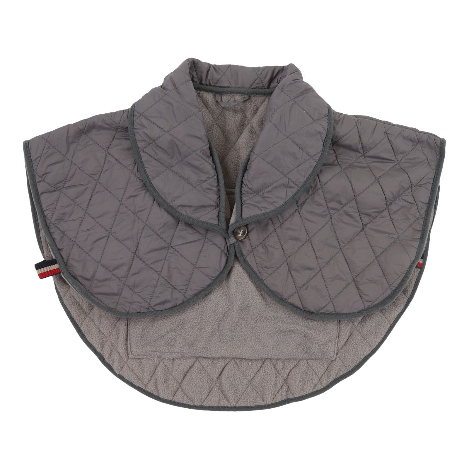Shoulder Heating Pad Cold Proof Polyester Fiber USB Power Supply Unisex Electric Heated Shawl for Winter Grey - Image 2