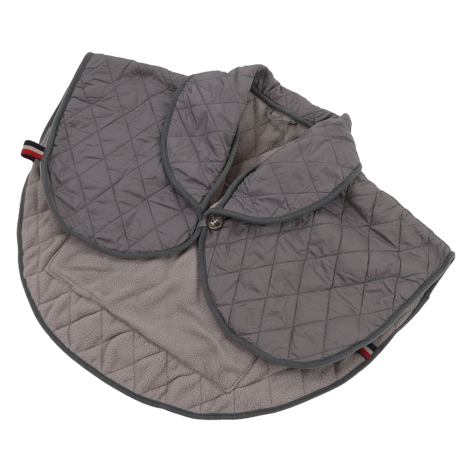 Shoulder Heating Pad Cold Proof Polyester Fiber USB Power Supply Unisex Electric Heated Shawl for Winter Grey - Image 4