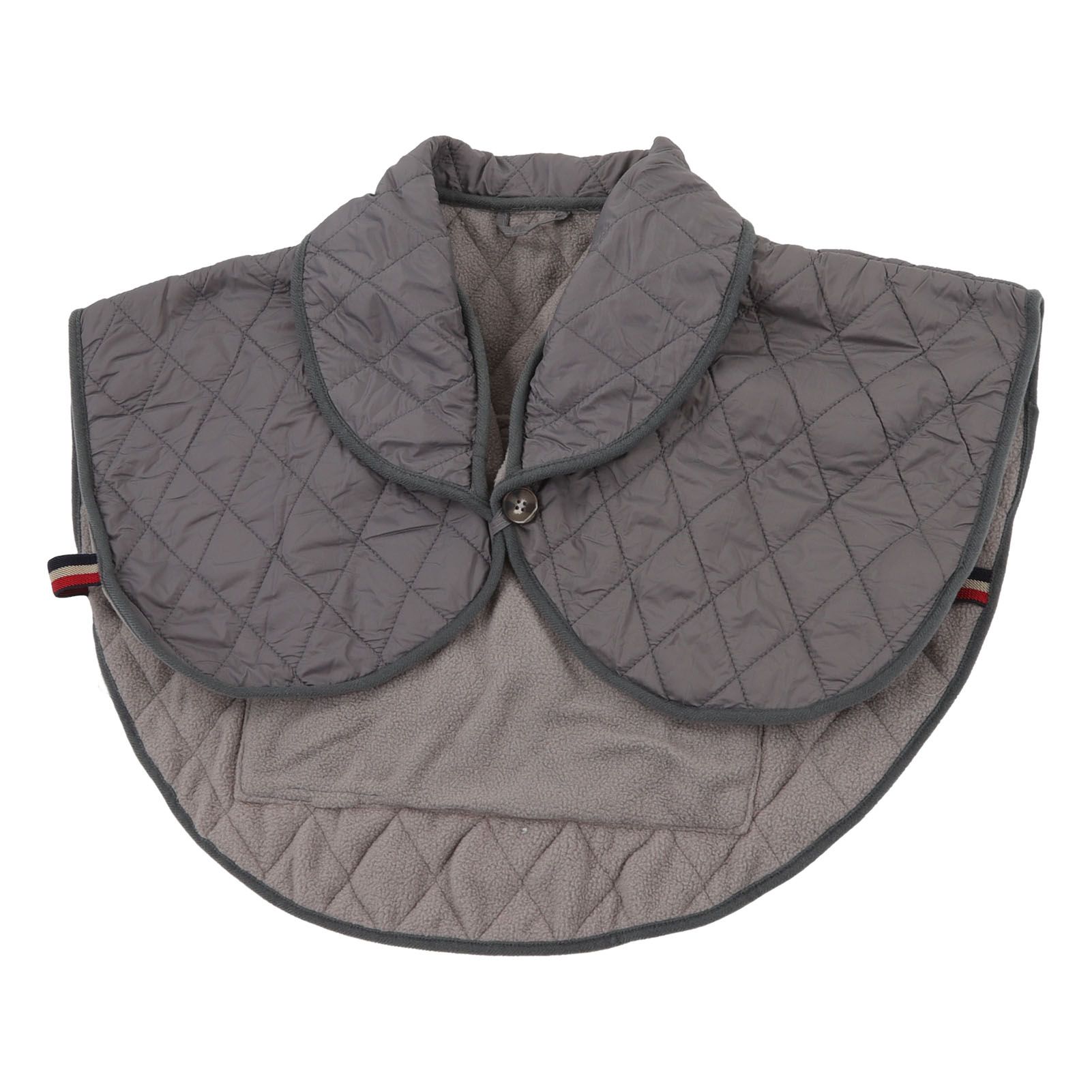 Shoulder Heating Pad Cold Proof Polyester Fiber USB Power Supply Unisex Electric Heated Shawl for Winter Grey - Image 8