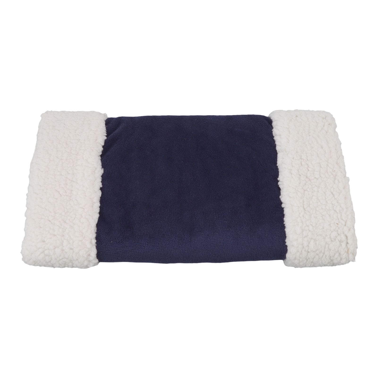 Portable Heated Hand Muff Plush Thickened Heated Hand Warmer Pouch USB Rechargeable Electric Heater for Autumn Winter Warm 10W 5V Dark Blue - Image 7