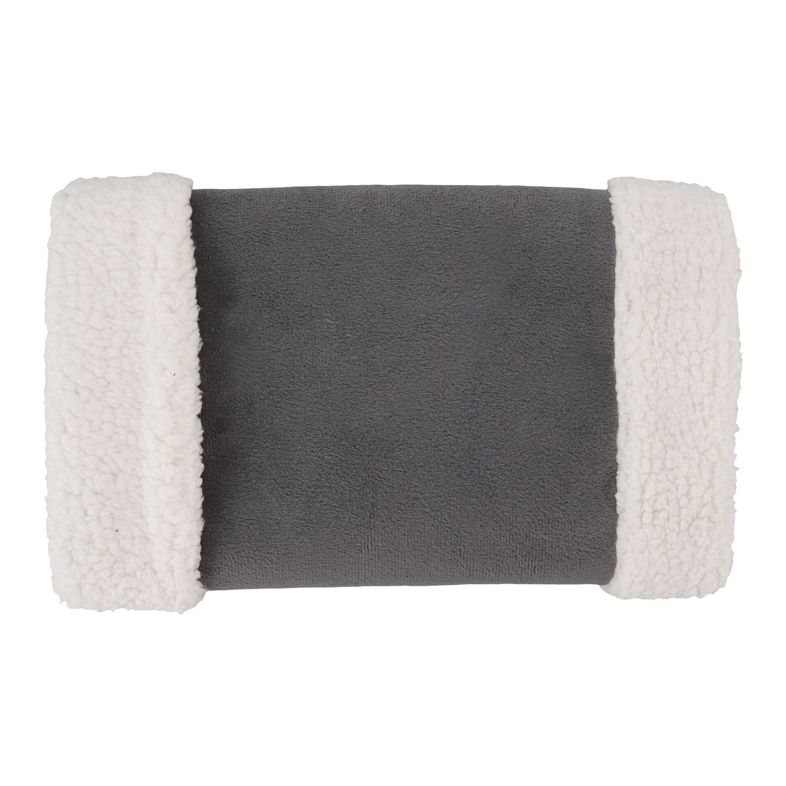 Portable Heated Hand Muff Plush Thickened Heated Hand Warmer Pouch USB Rechargeable Electric Heater for Autumn Winter Warm 10W 5V Gary - Image 1