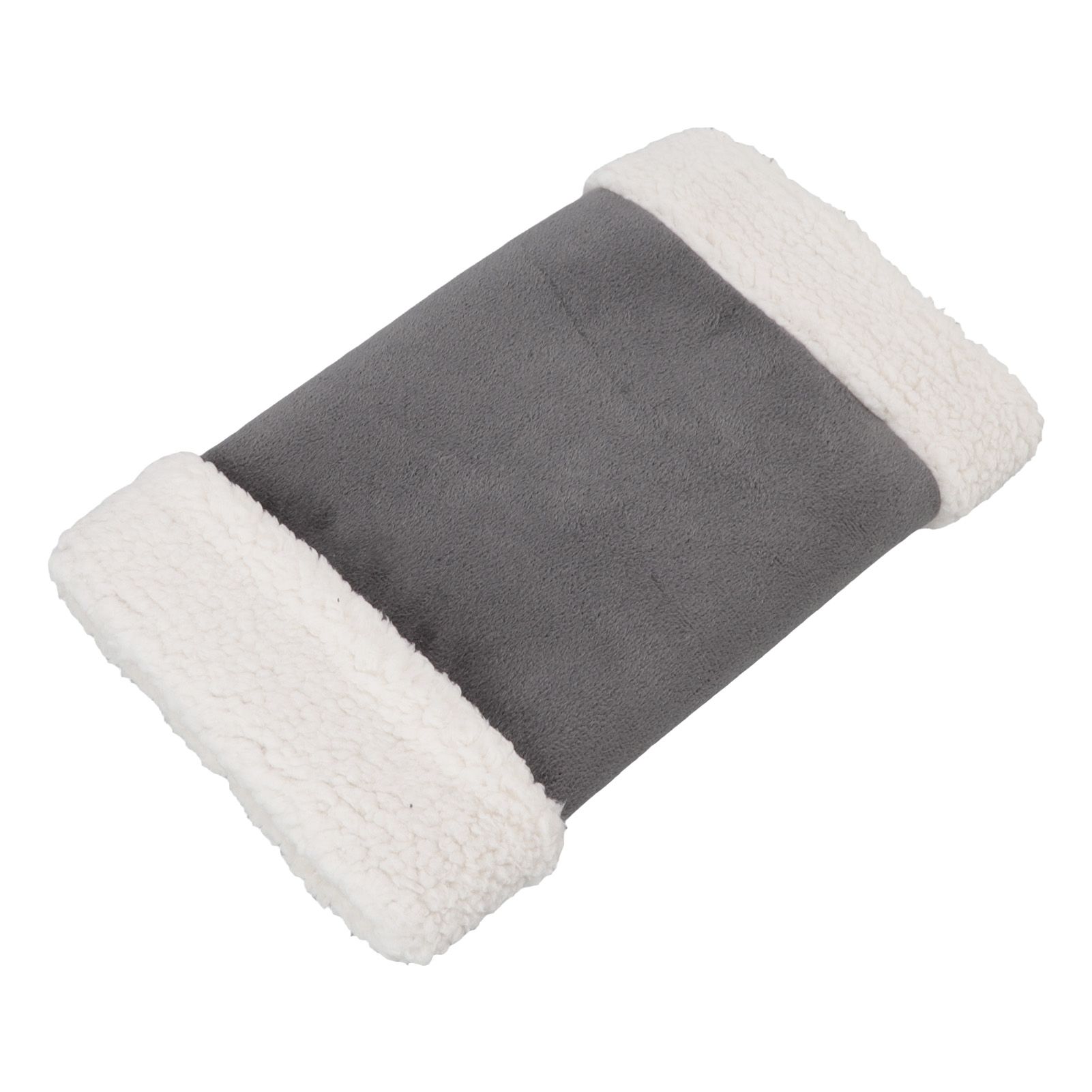 Portable Heated Hand Muff Plush Thickened Heated Hand Warmer Pouch USB Rechargeable Electric Heater for Autumn Winter Warm 10W 5V Gary - Image 2