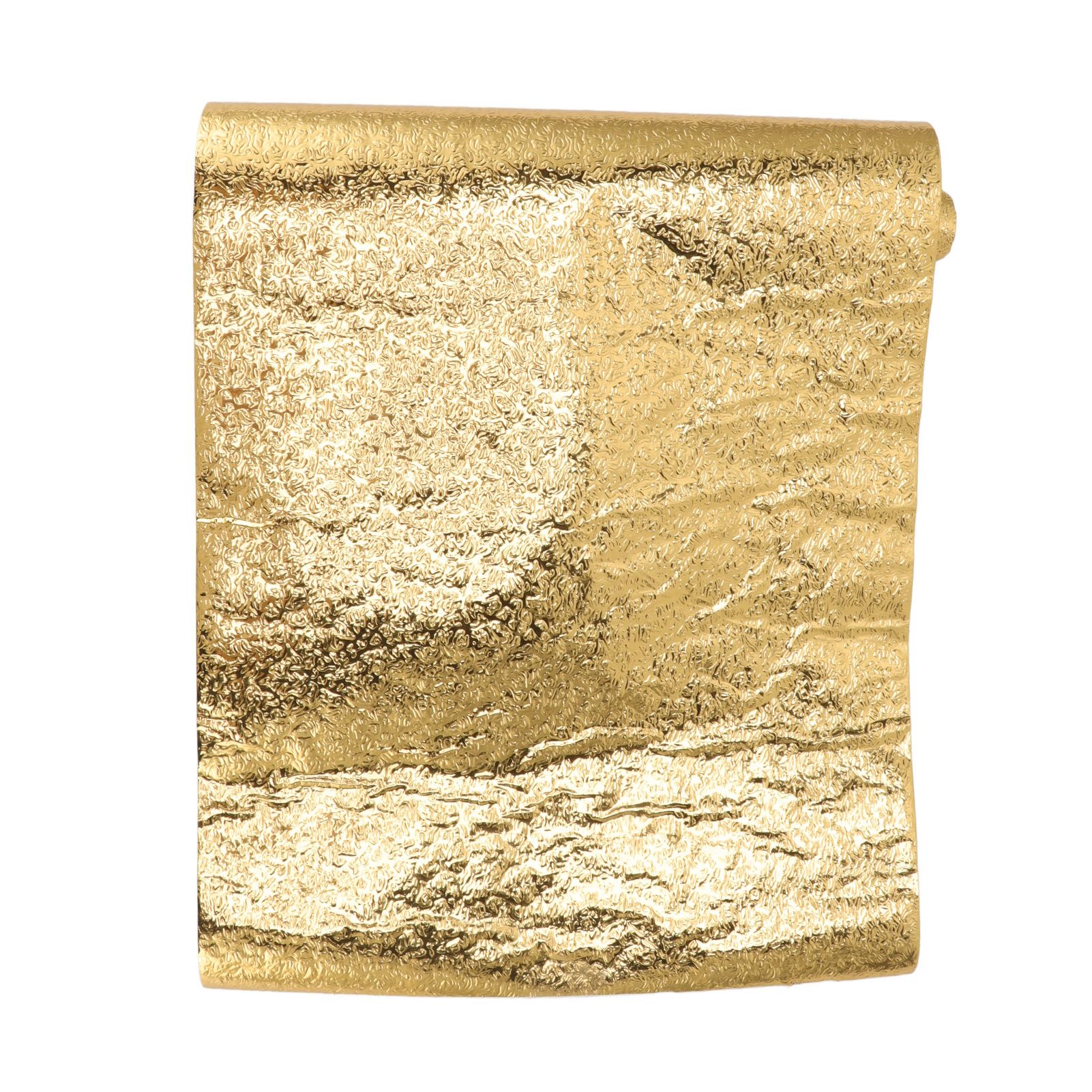 Oil Proof Sticker Waterproof Self Adhesive Aluminum Foil Wallpaper for Kitchen Drawer Cabinet Countertop Gold 30cmx2m / 11.8x78.7in - Image 6