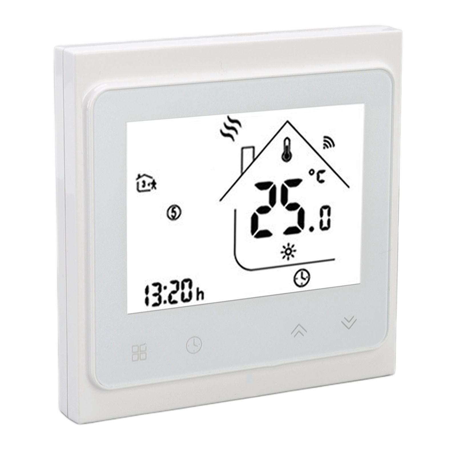 Smart Thermostat for Zigbee Mobile Phone App Voice Control Smart Remote Water Heating Thermostat AC 95‑240V White - Image 2