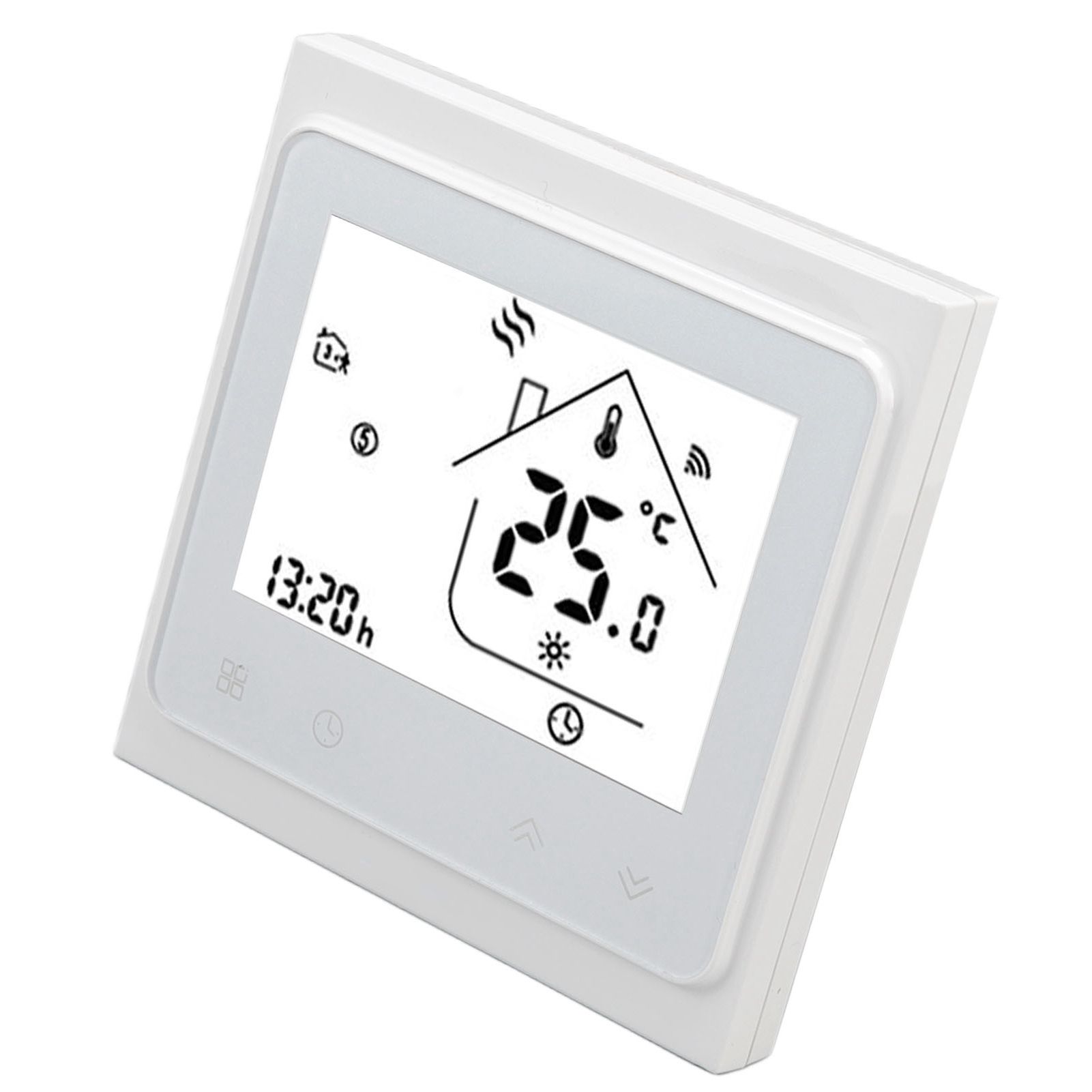 Smart Thermostat for Zigbee Mobile Phone App Voice Control Smart Remote Water Heating Thermostat AC 95‑240V White - Image 3