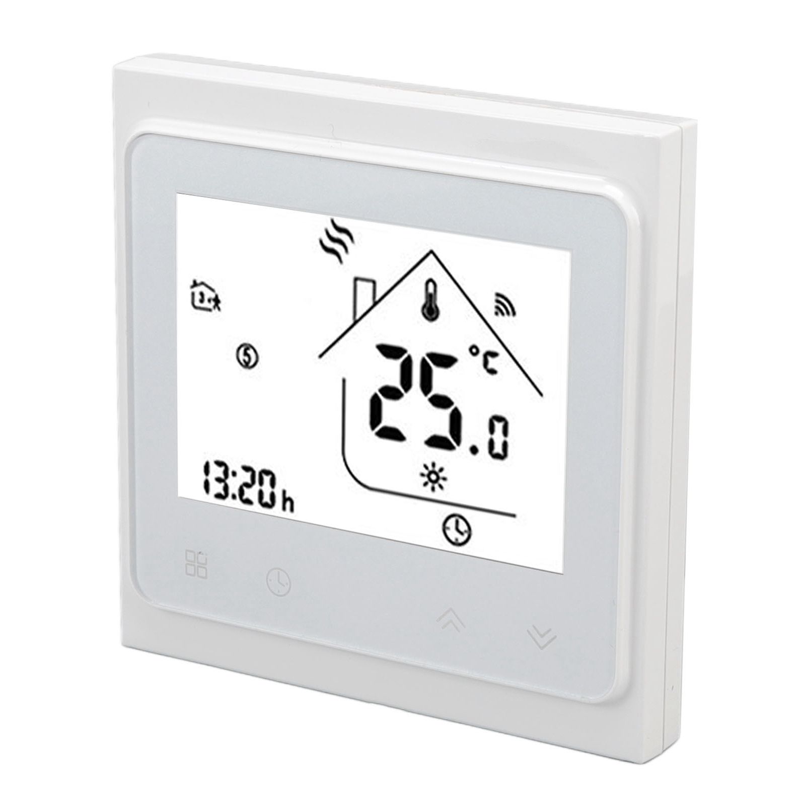 Smart Thermostat for Zigbee Mobile Phone App Voice Control Smart Remote Water Heating Thermostat AC 95‑240V White - Image 4