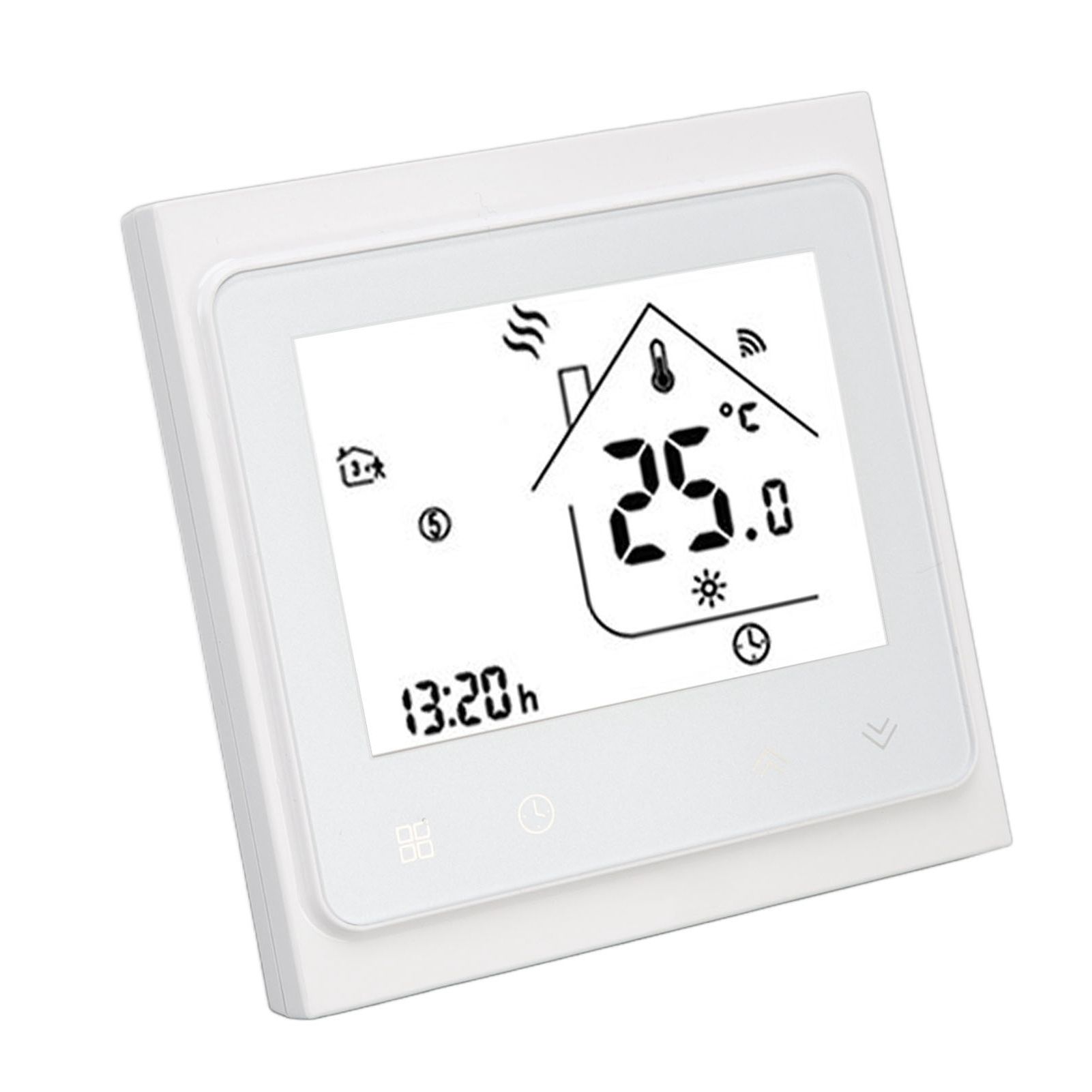 Smart Thermostat for Zigbee Mobile Phone App Voice Control Smart Remote Water Heating Thermostat AC 95‑240V White - Image 6