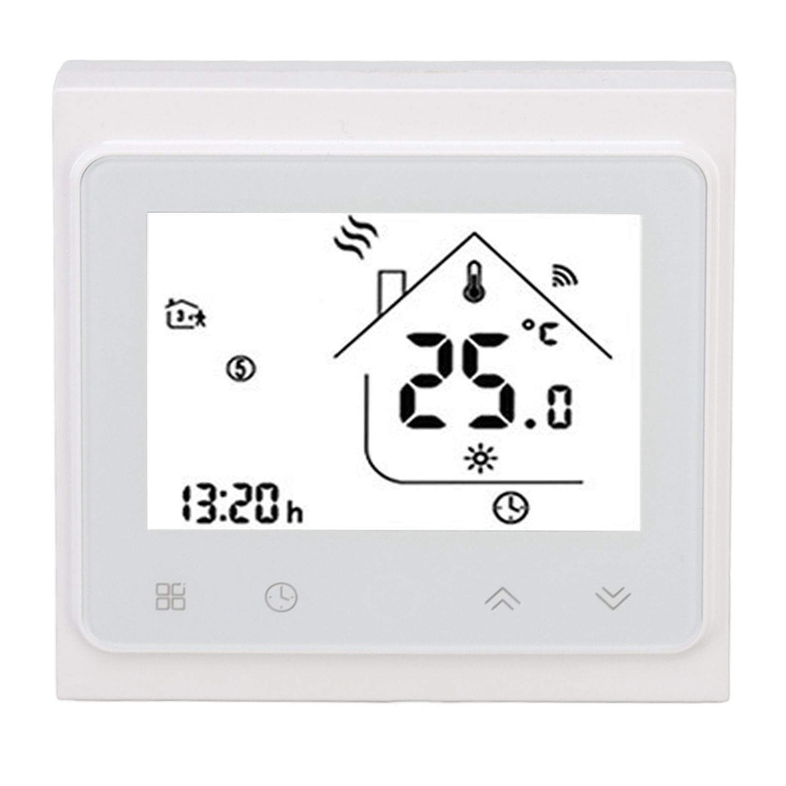 Smart Thermostat for Zigbee Mobile Phone App Voice Control Smart Remote Water Heating Thermostat AC 95‑240V White - Image 7
