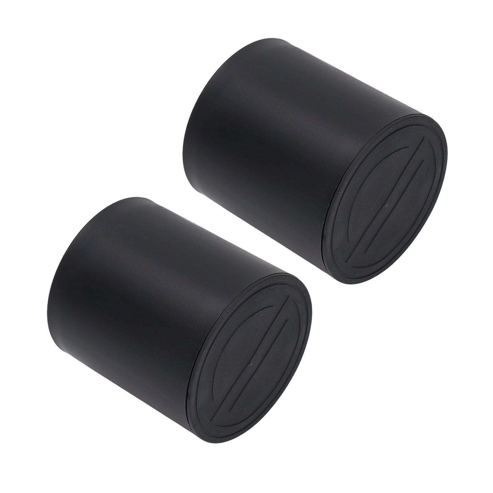 6PCS Furniture Leg Extender Plastic Round 4in Rise Black Furniture Risers for Home Office Sofa - Image 7