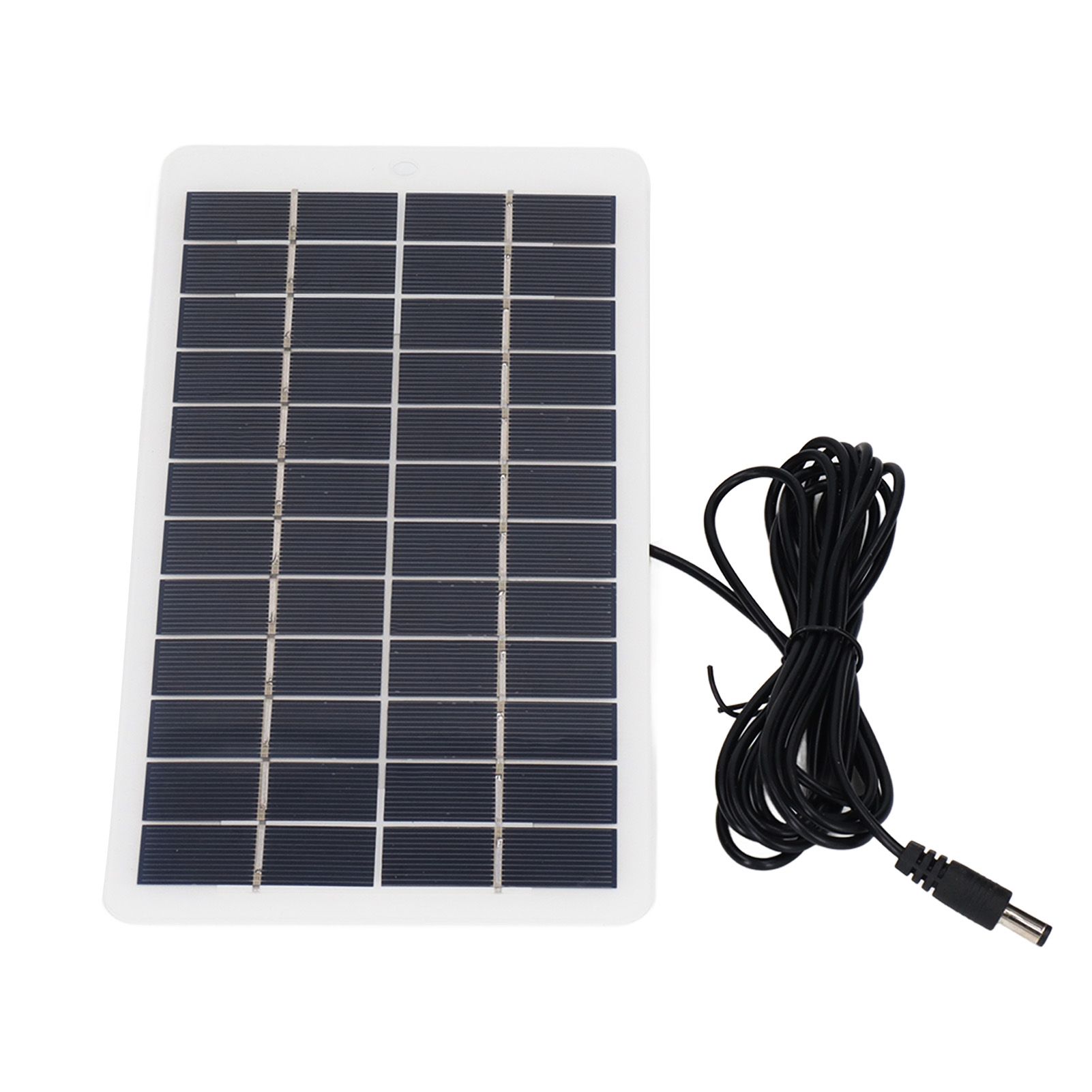 Solar Panel Polysilicon High Light Transmission Portable Solar Cell with DC Interface for 3.7V Battery 5W 12V - Image 4