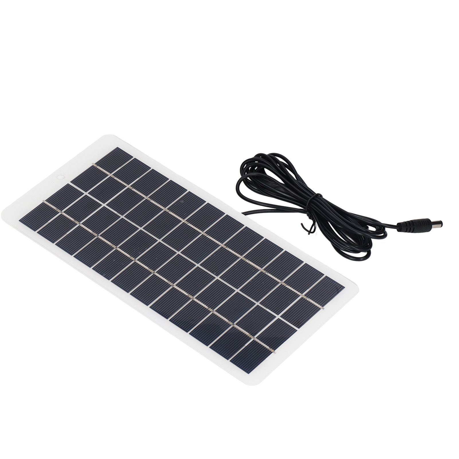 Solar Panel Polysilicon High Light Transmission Portable Solar Cell with DC Interface for 3.7V Battery 5W 12V - Image 5