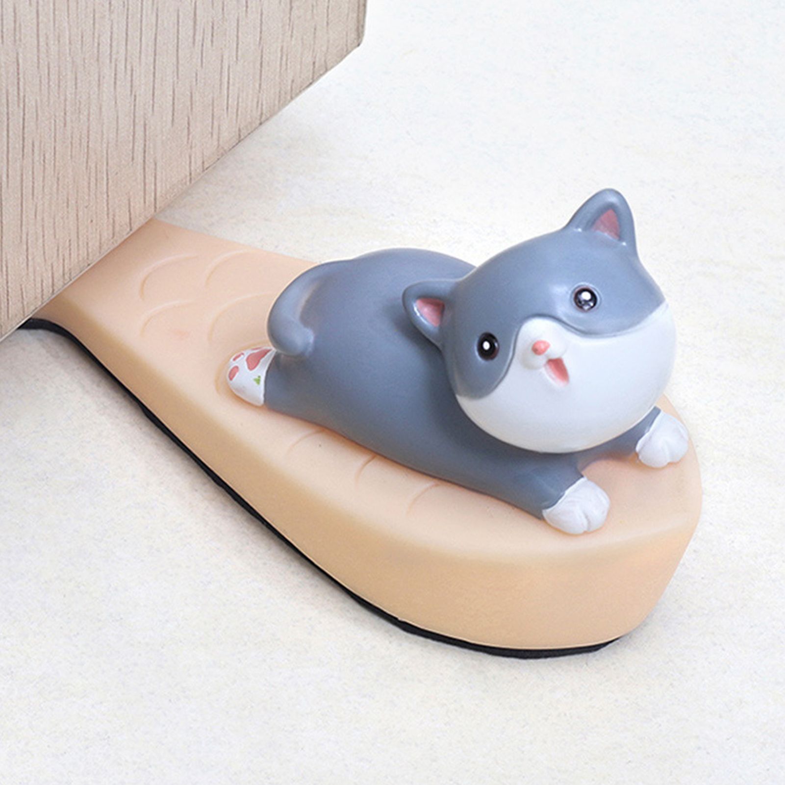Cute Animal Door Stop Collision Prevention Windproof Prevent Slipping Funny Decorative Wedge Door Stopper Kitten - Image 6