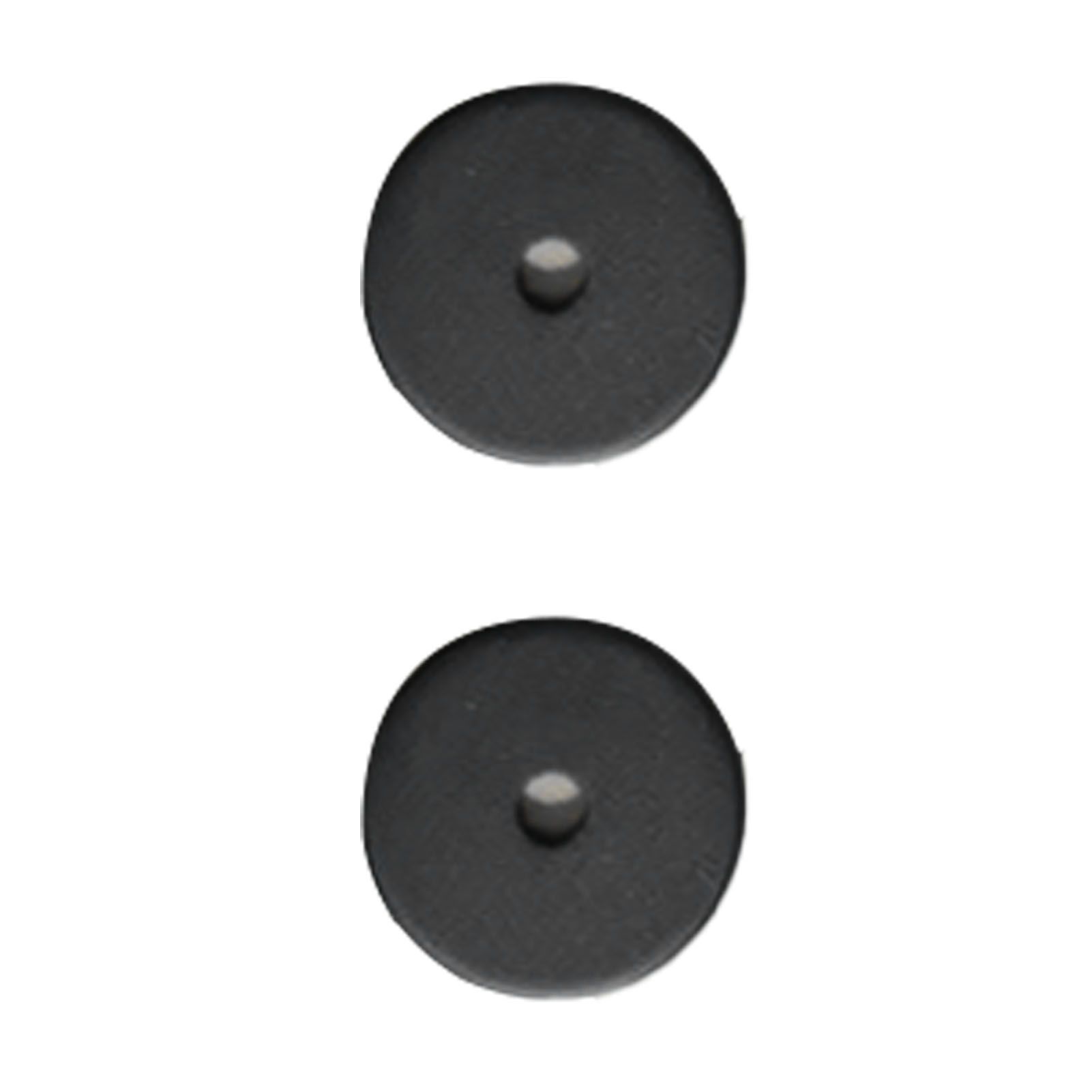 Sliding Barn Door Handle Carbon Steel 4.8mm Thick Double Sided Barn Door Push Pull Handle Black Round Handle - Image 7