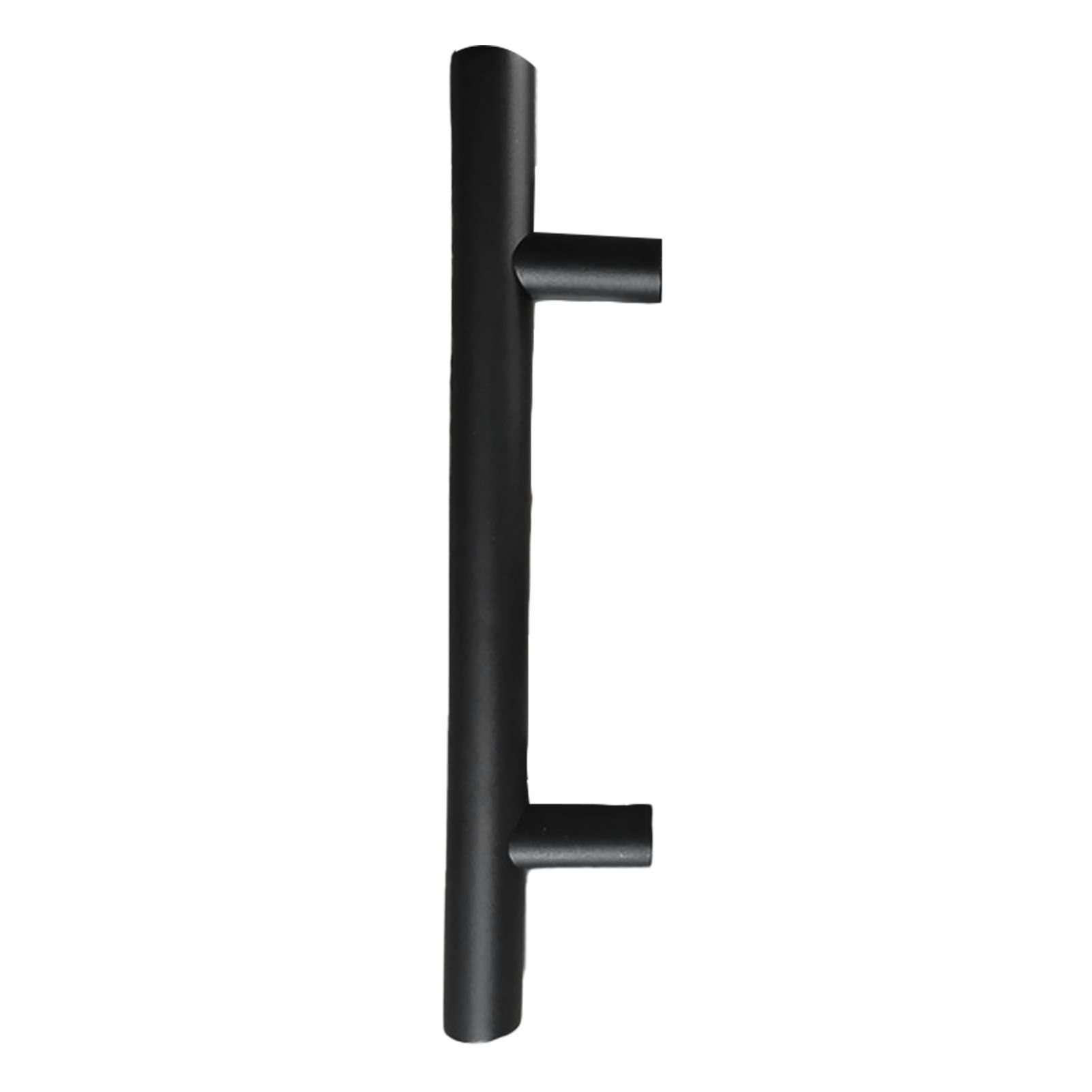 Sliding Barn Door Handle Carbon Steel 4.8mm Thick Double Sided Barn Door Push Pull Handle Black Round Handle - Image 8