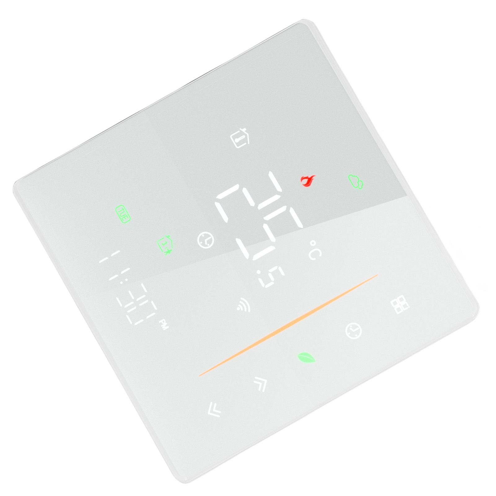 Smart Thermostat WiFi Programmable Phone App Control Water Floor Heating Temperature Controller for Tuya AC 95‑240V White - Image 2