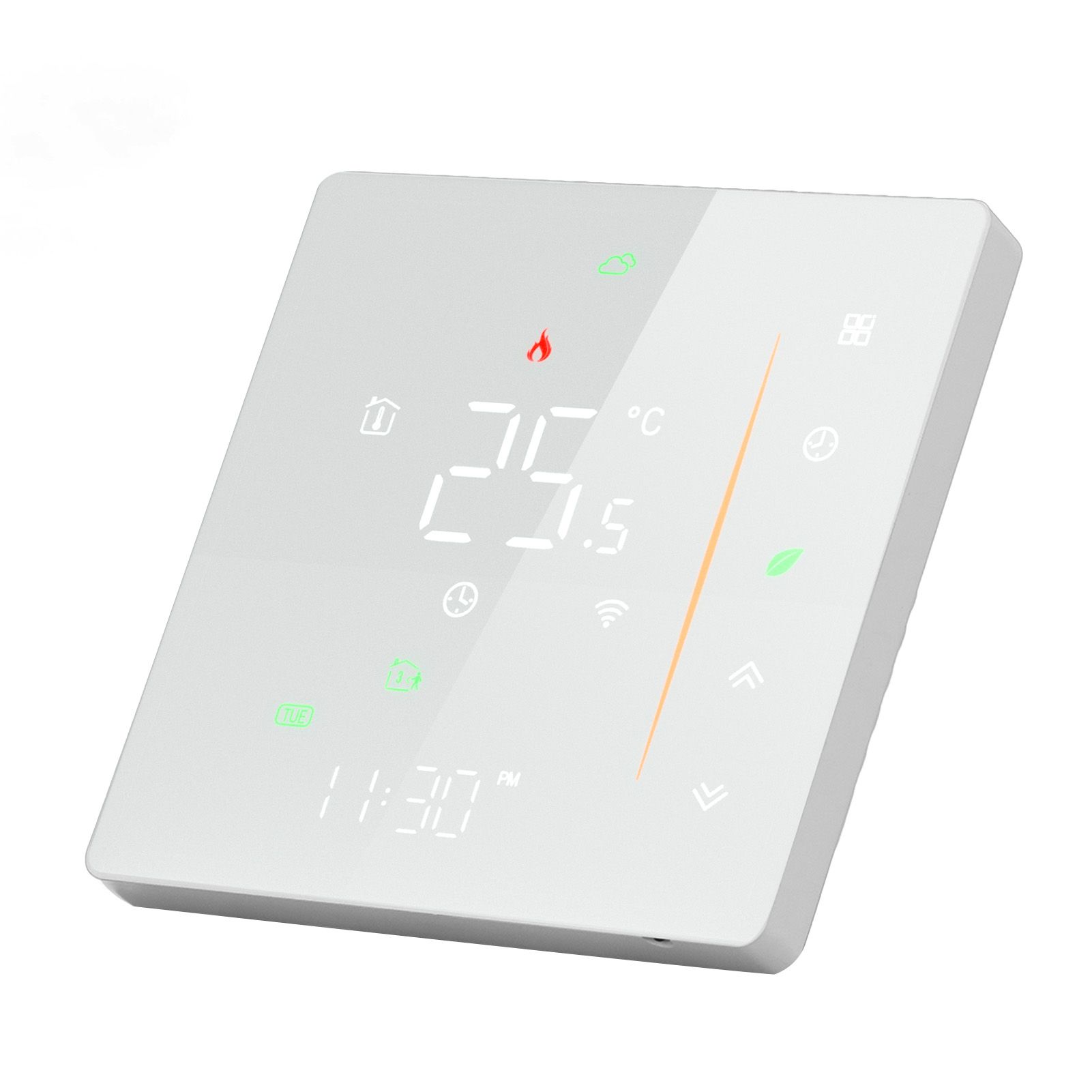 Smart Thermostat WiFi Programmable Phone App Control Water Floor Heating Temperature Controller for Tuya AC 95‑240V White - Image 3