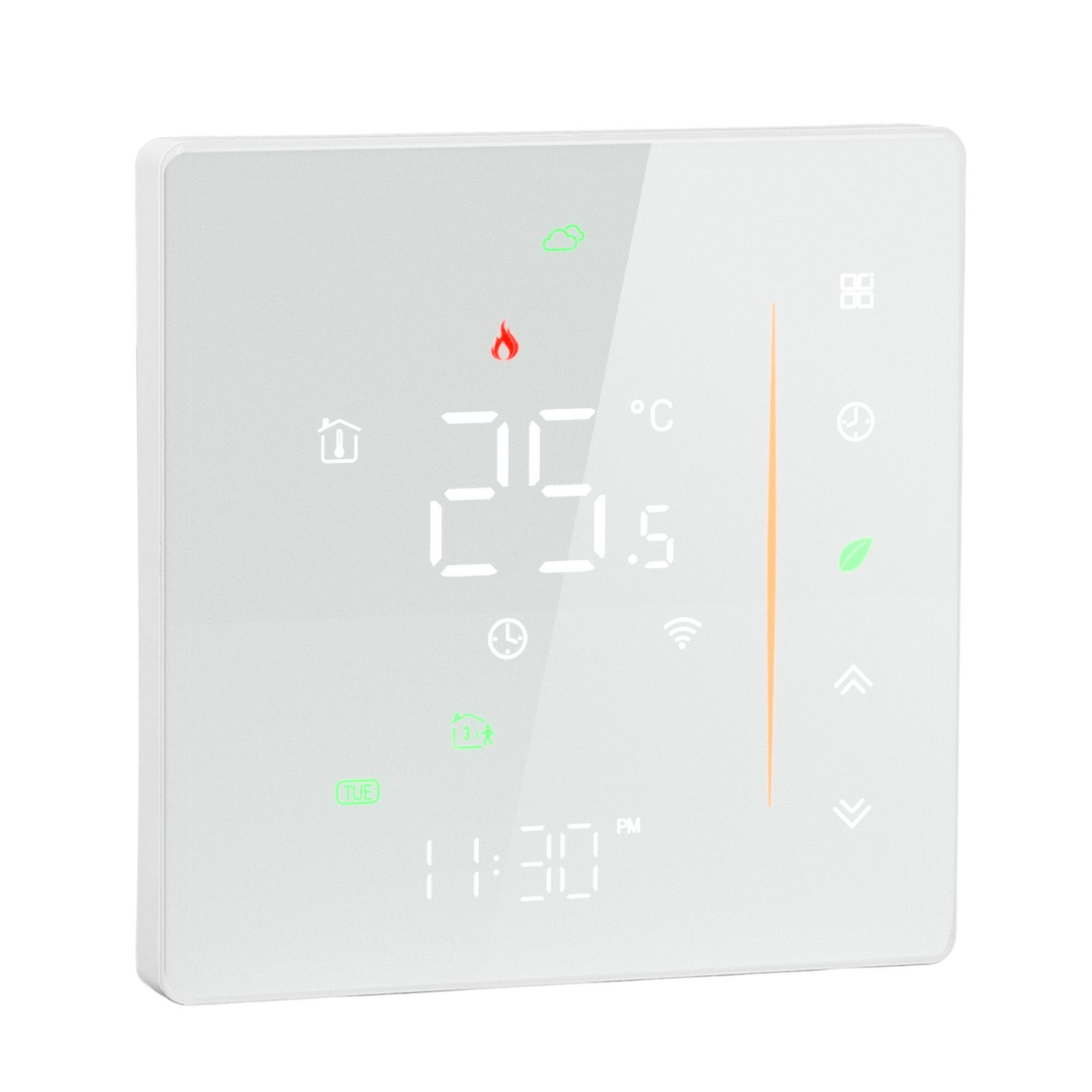 Smart Thermostat WiFi Programmable Phone App Control Water Floor Heating Temperature Controller for Tuya AC 95‑240V White - Image 7