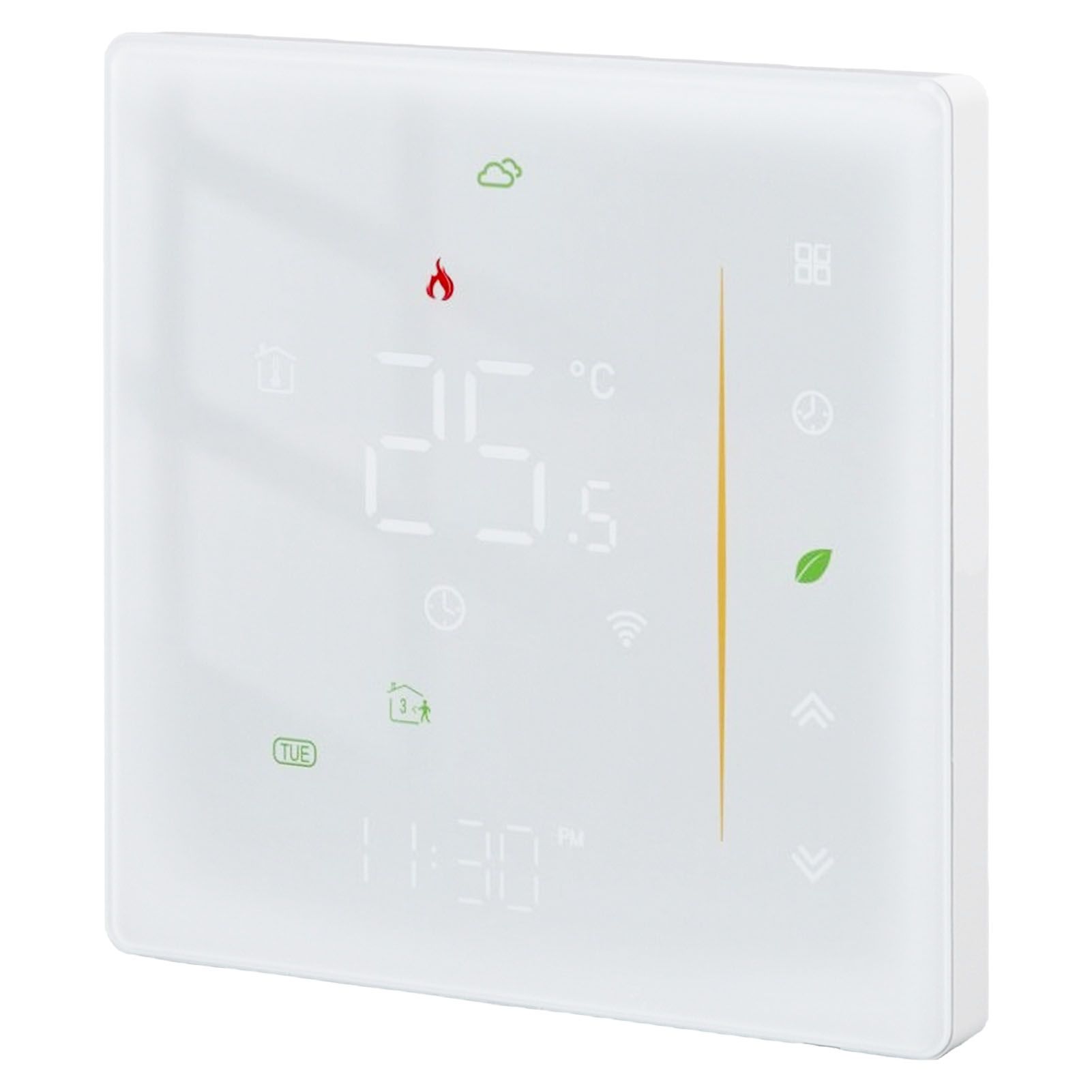 Household Smart Thermostat Programmable App Voice Control Electric Floor Heating Temperature Controller for ZigBee AC 95‑240V White - Image 3