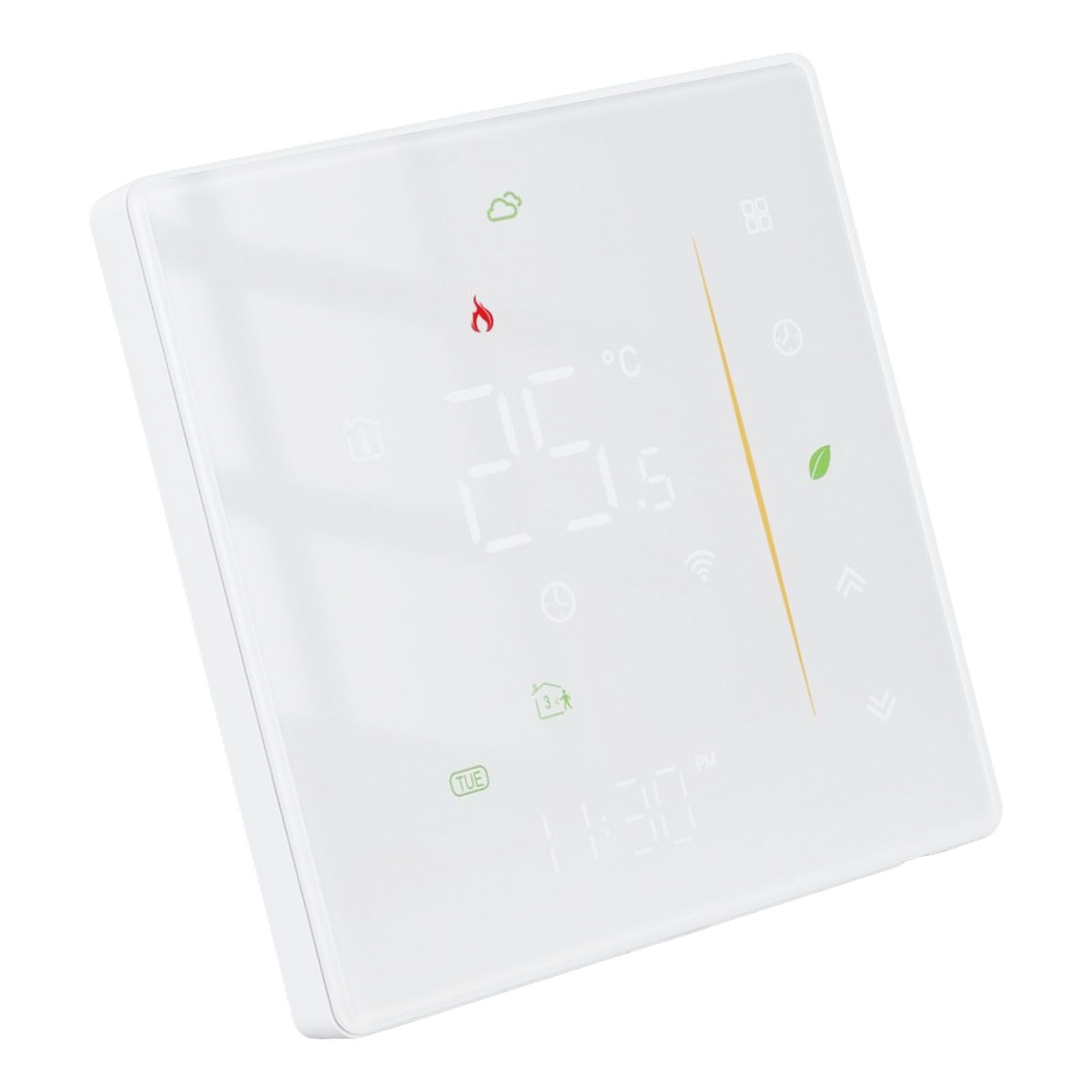 Household Smart Thermostat Programmable App Voice Control Electric Floor Heating Temperature Controller for ZigBee AC 95‑240V White - Image 5