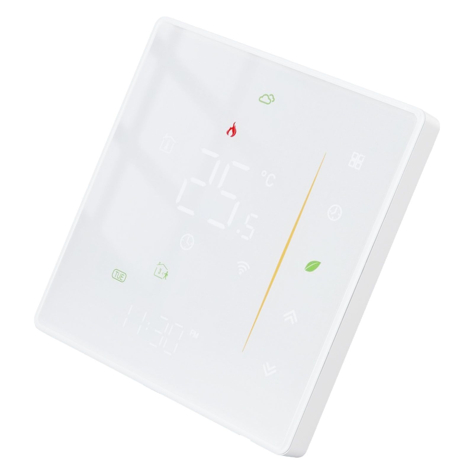 Household Smart Thermostat Programmable App Voice Control Electric Floor Heating Temperature Controller for ZigBee AC 95‑240V White - Image 6