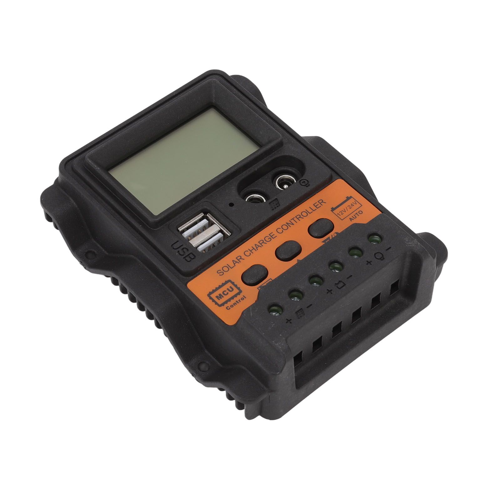 12V 24V Dual USB Solar Charge Controller PWM Photovoltaic Solar Panel Charge Regulator with LCD Display 30A - Image 2