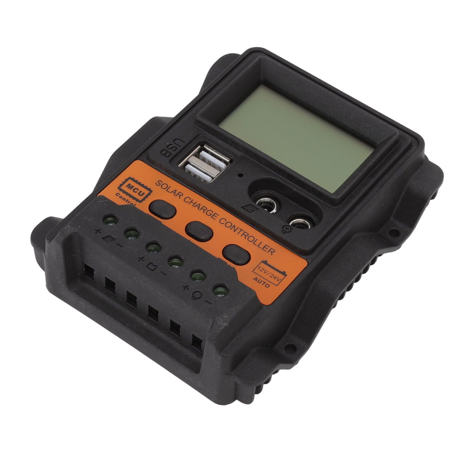 12V 24V Dual USB Solar Charge Controller PWM Photovoltaic Solar Panel Charge Regulator with LCD Display 30A - Image 4